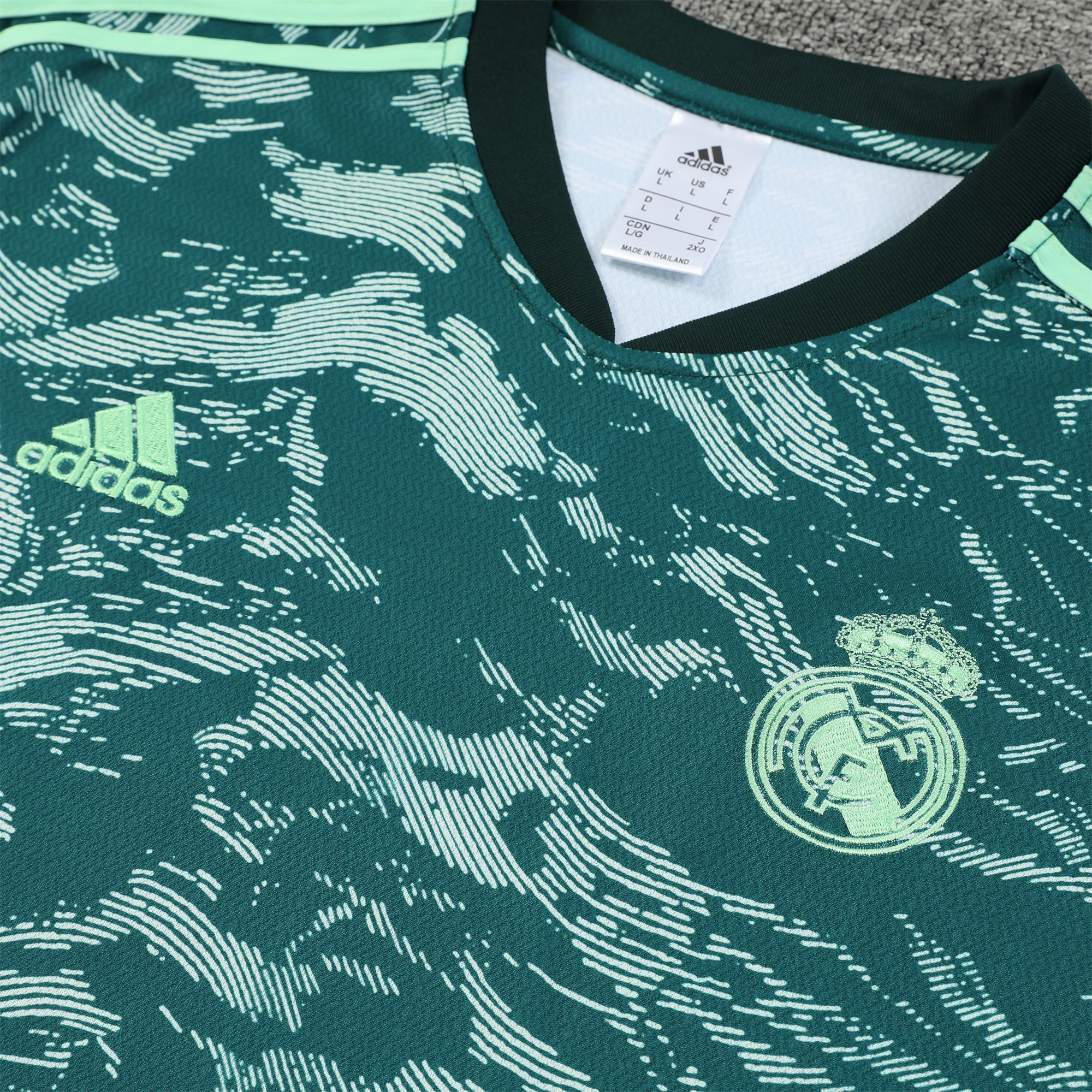 Real Madrid 23-24 Short-Sleeve Training Set - Green - Unitedfutballjersey