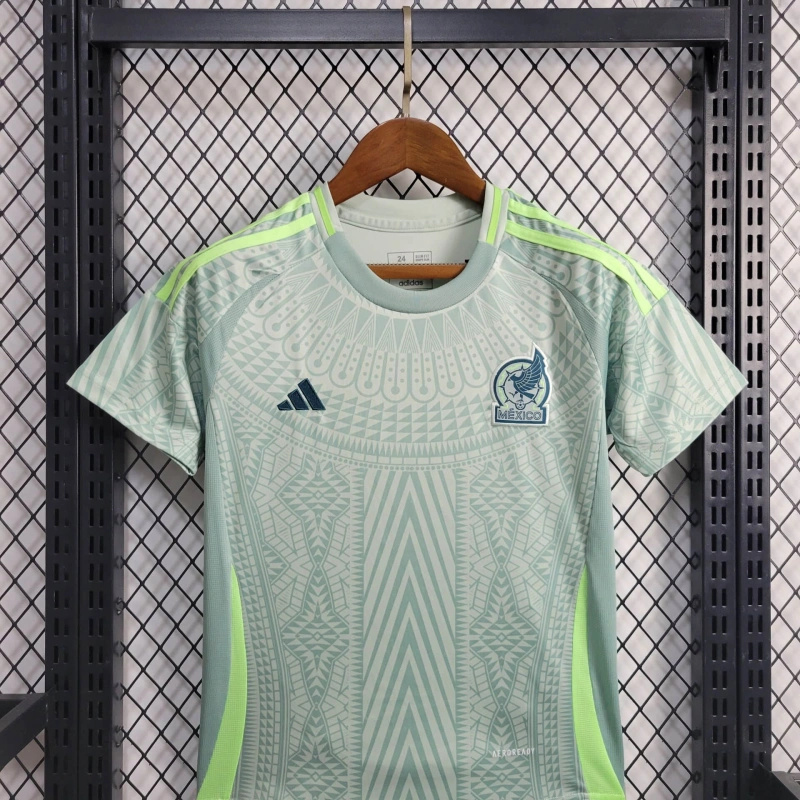 Mexico 2024 Away Stadium Kids Kit - Unitedfutballjersey