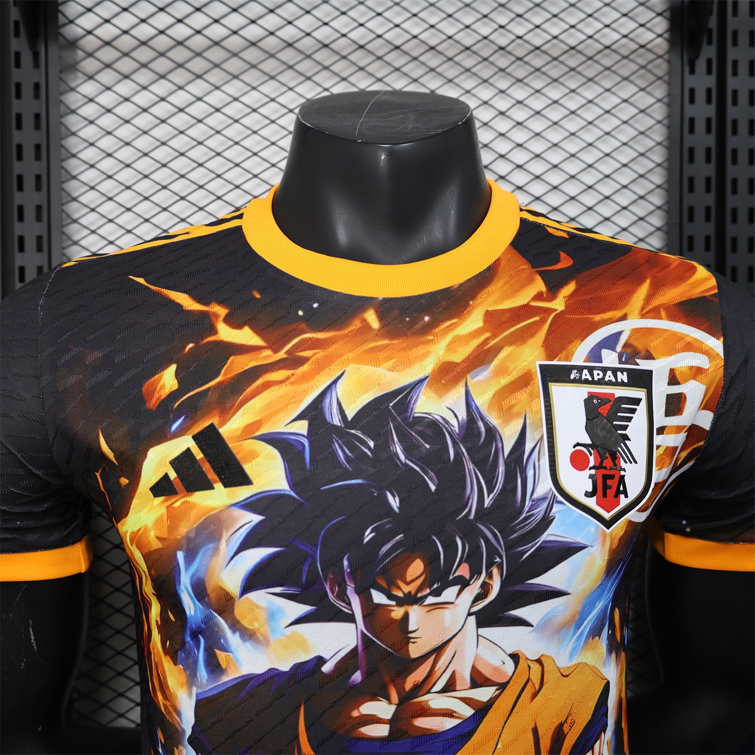 Japan 25-26 Goku Fighting Form Black Special Jersey - Player Version - Unitedfutballjersey