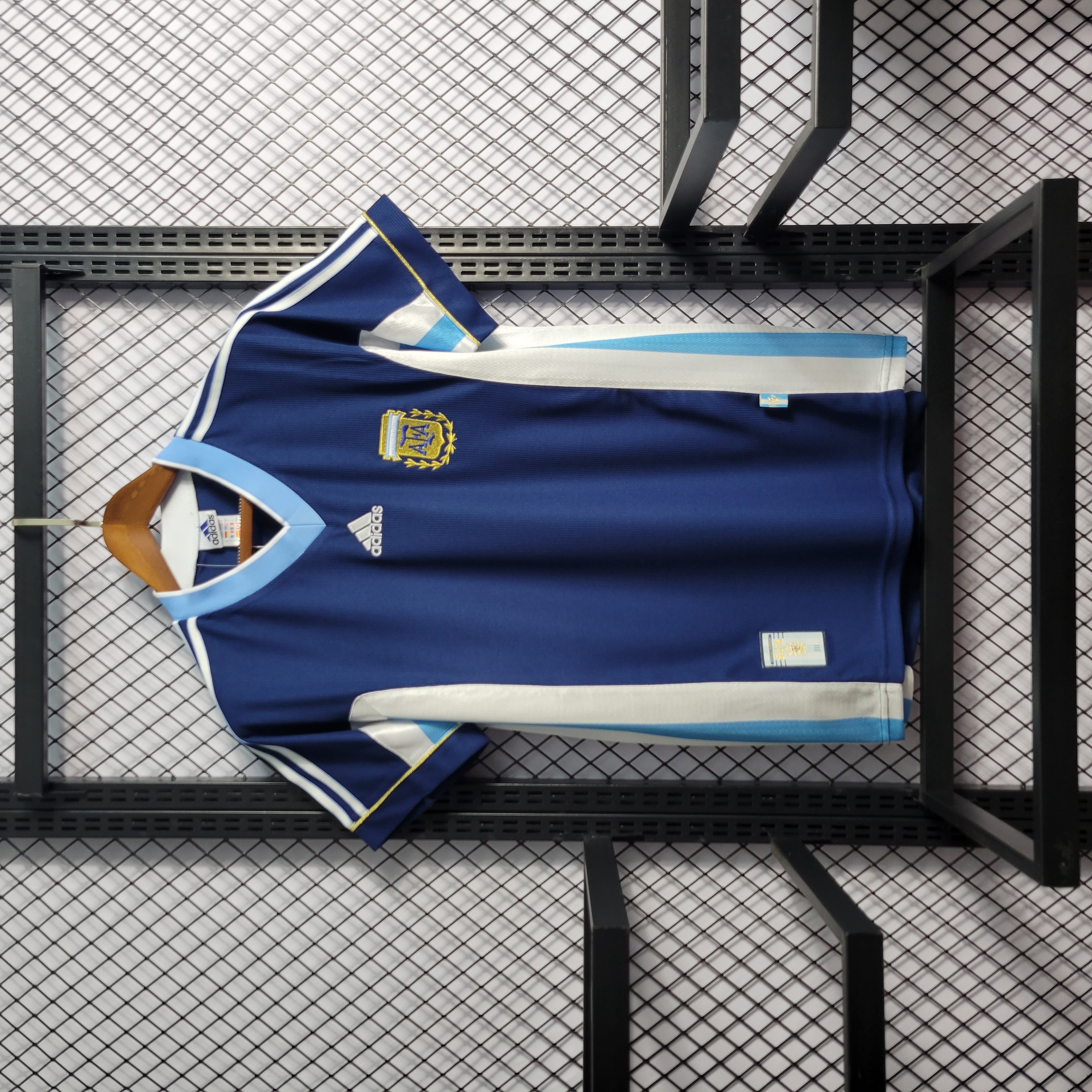 Retro Argentina 1998 Away Stadium Jersey - Unitedfutballjersey