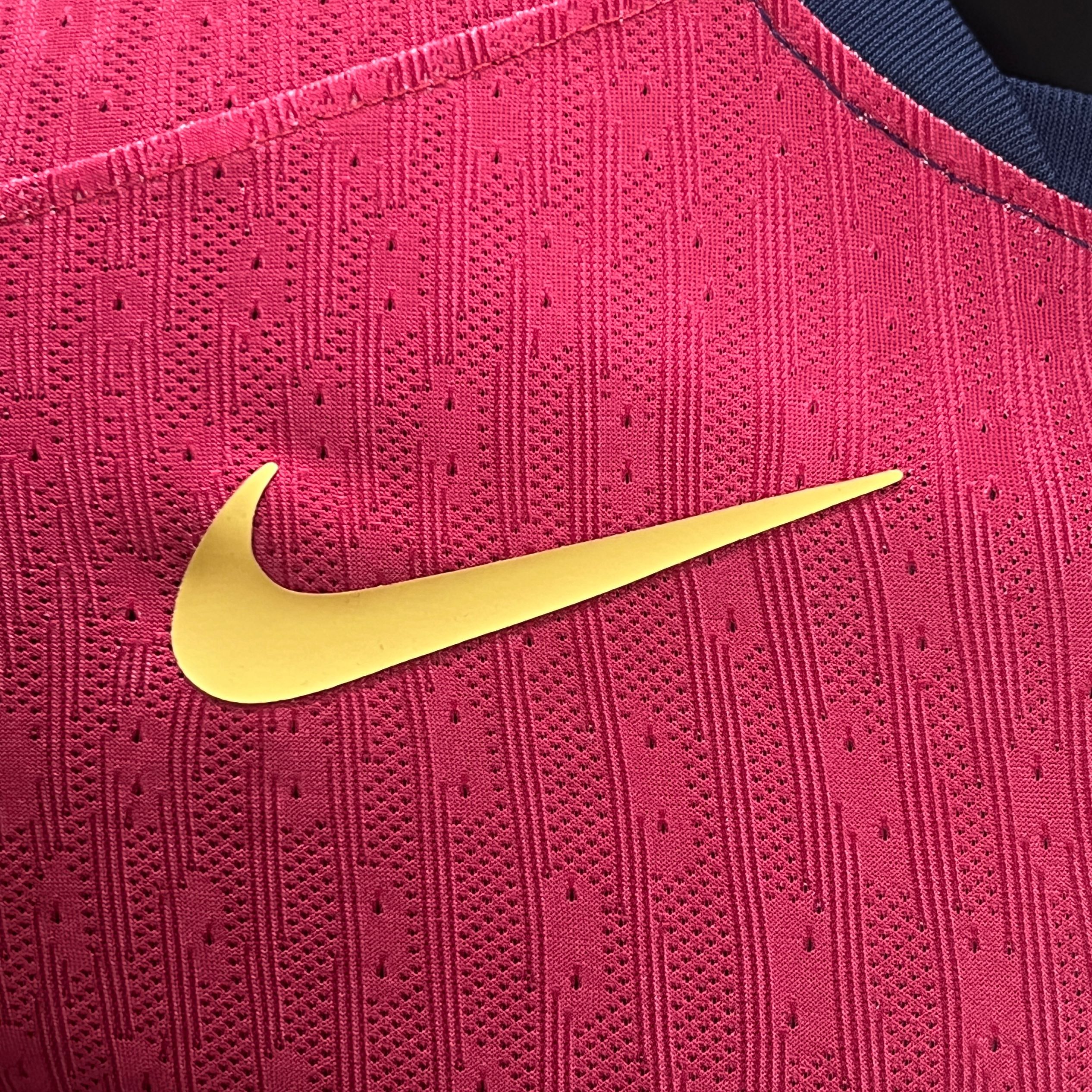 B.A.R.S.A 24-25 Home Long Sleeve Jersey with Big Logo - Player Version - Unitedfutballjersey