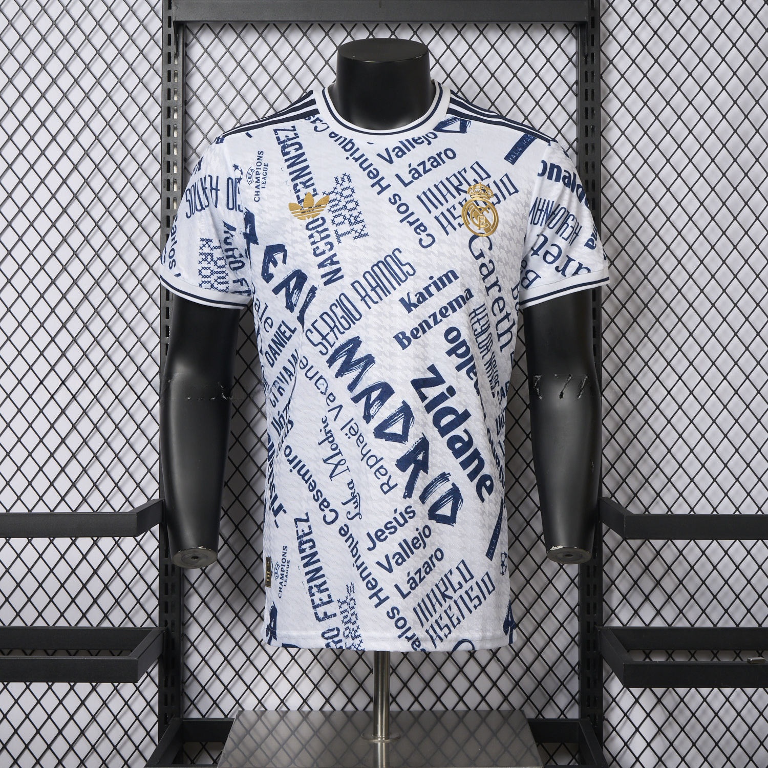 Real Madrid 25-26 Graffiti Of Football Star Names Special Jersey - Player Version - Unitedfutballjersey