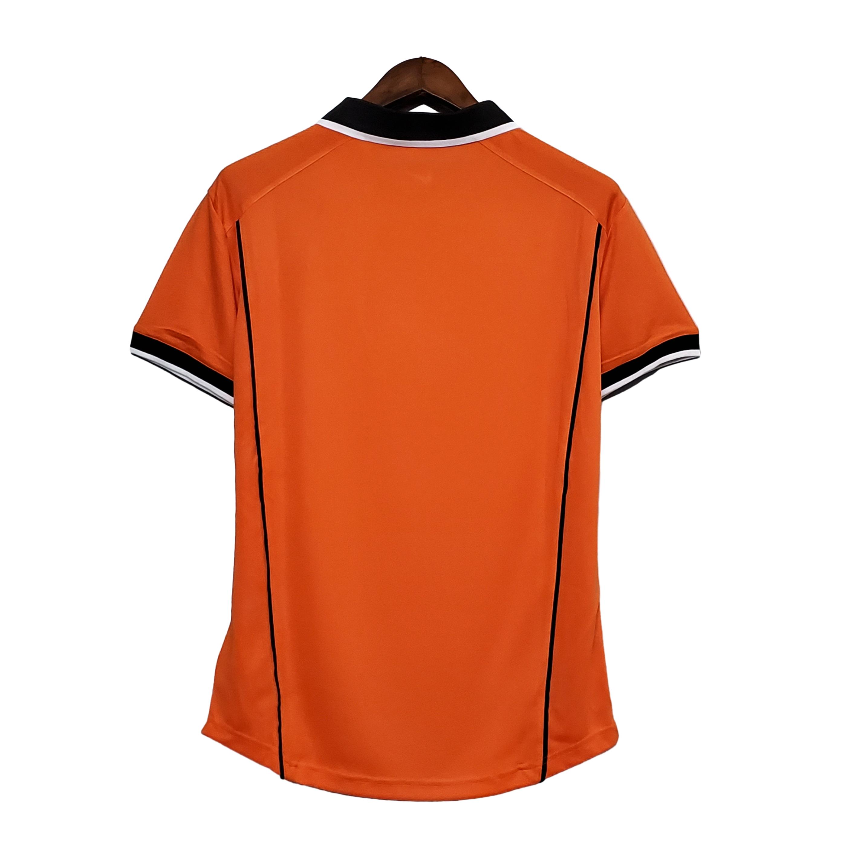 Retro Netherlands 1998 Home Stadium Jersey - Unitedfutballjersey