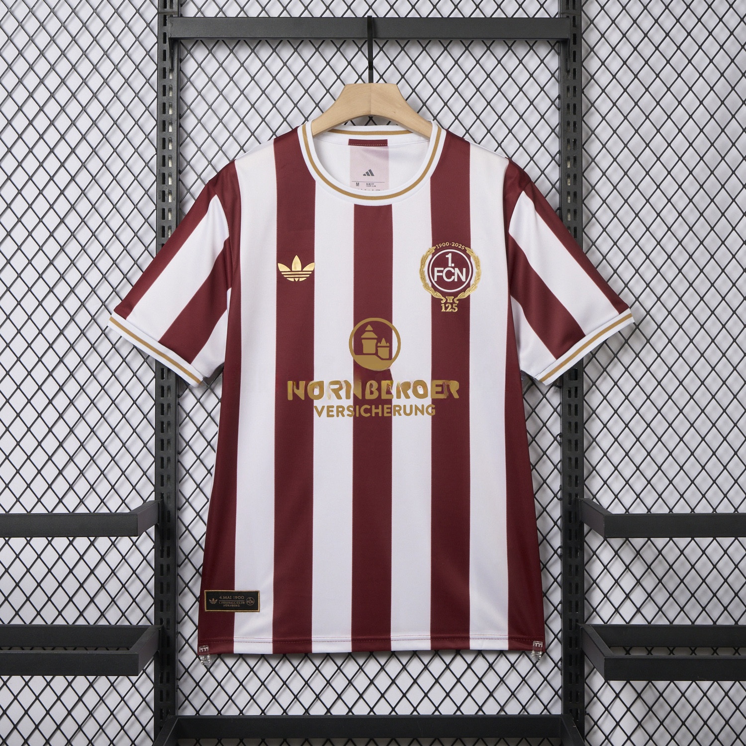 Nürnberg 24-25 125-Year Anniversary Jersey With Sponsors - Fans Version - Unitedfutballjersey