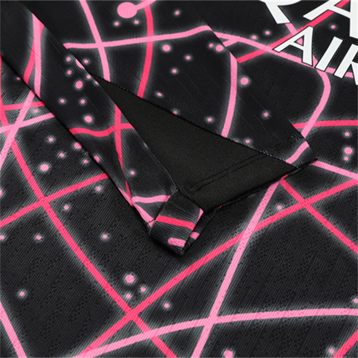 Paris Saint-Germain PSG 25-26 Kids Long Sleeve Training Set - JD Black Pink Top and Black Pants - Unitedfutballjersey