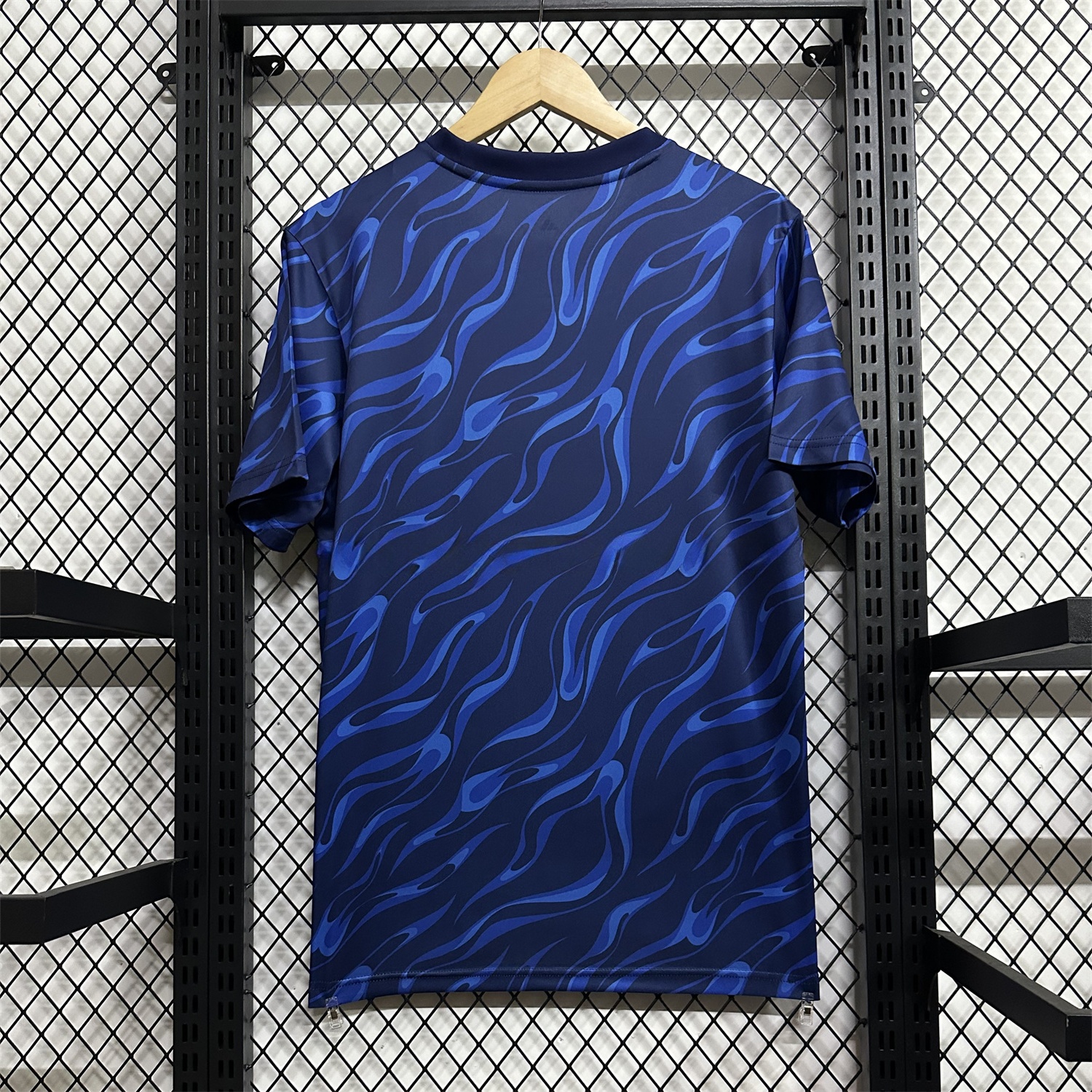 Real Madrid 24-25 Blue Black Ripple Special Edition Jersey - Fans Version - Unitedfutballjersey