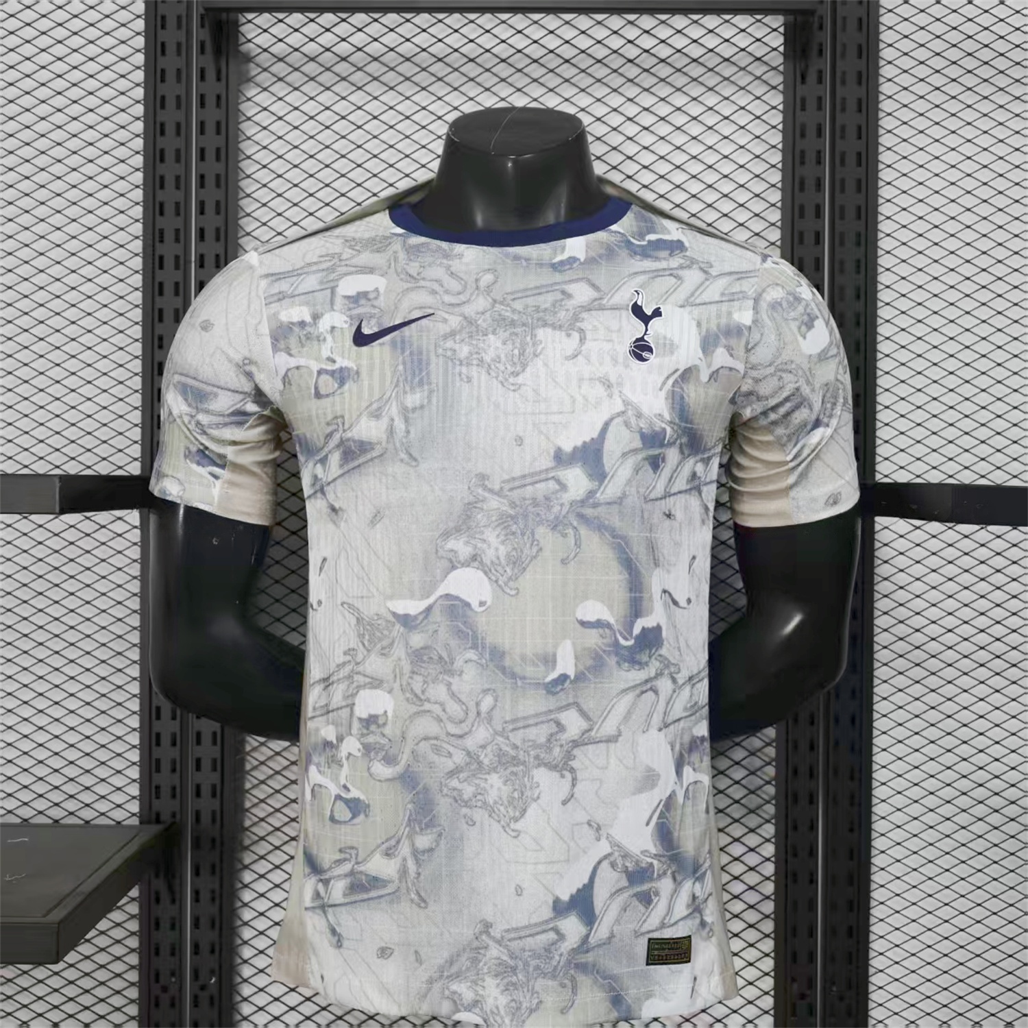 Tottenham Hotspur 25-26 Grey Pre-Match Training Jersey - Player Version - Unitedfutballjersey