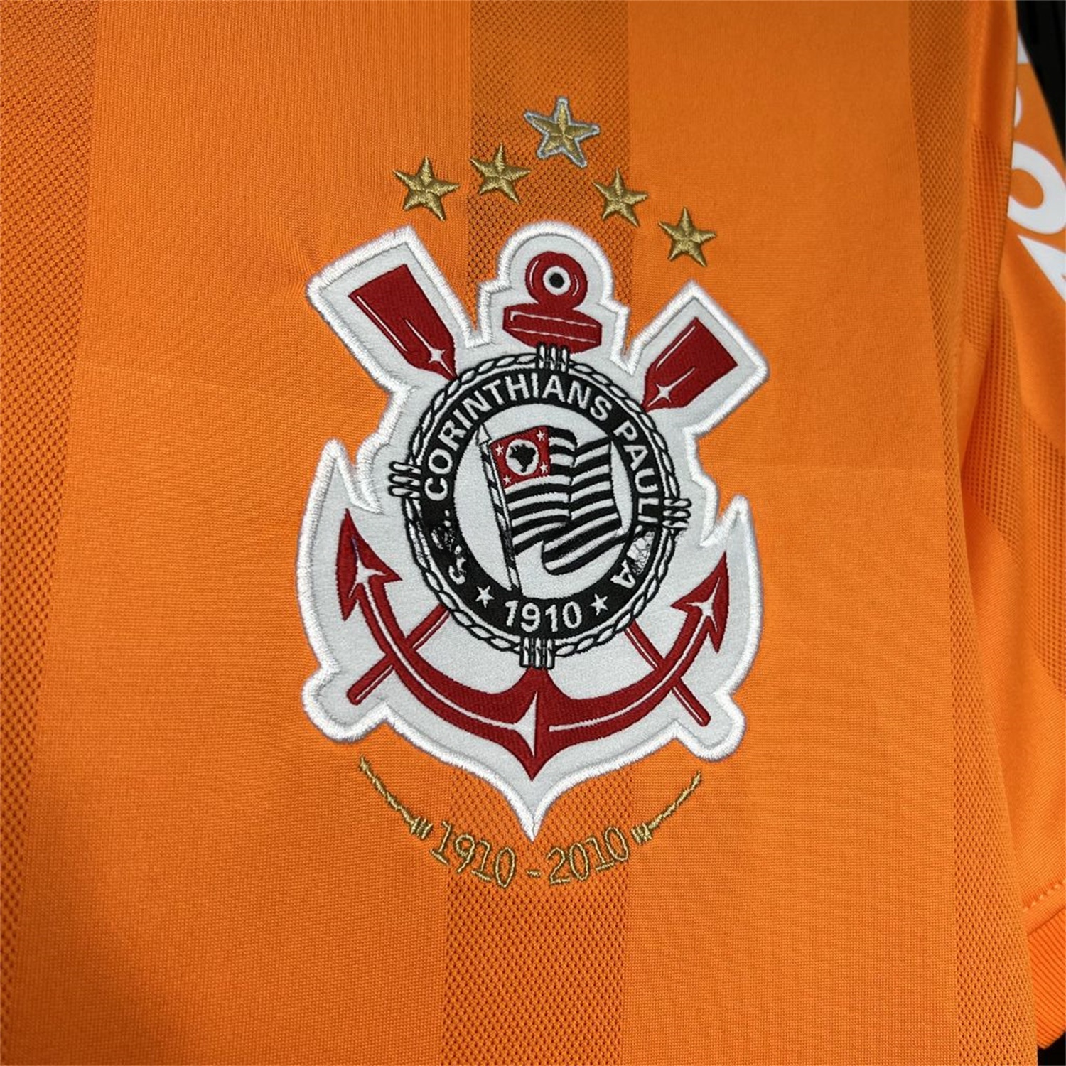Retro Corinthians 2010 Orange Goalkeeper Jersey - Unitedfutballjersey