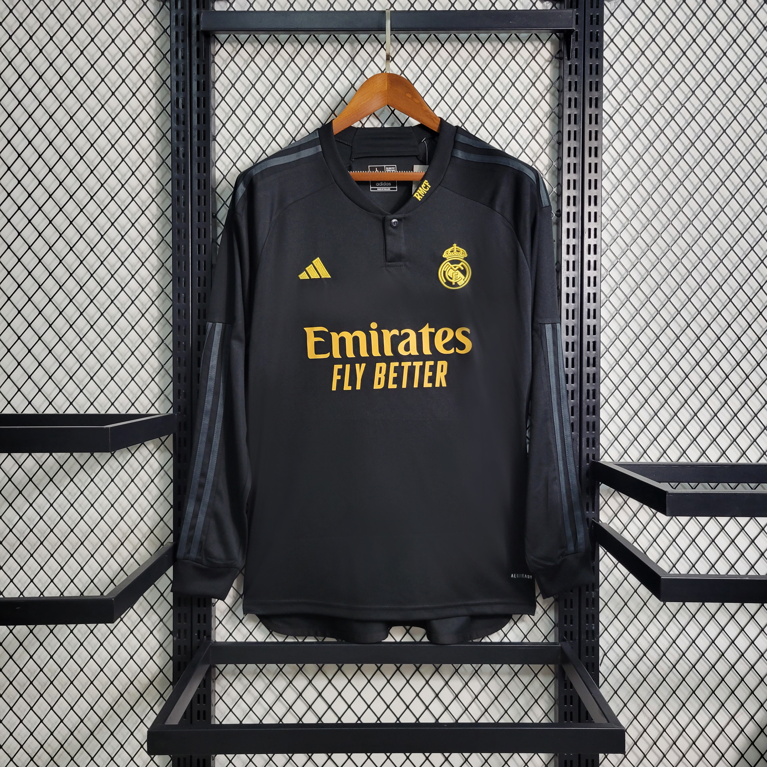 Real Madrid 23-24 Third Away Long Sleeve Jersey - Fans Version - Unitedfutballjersey