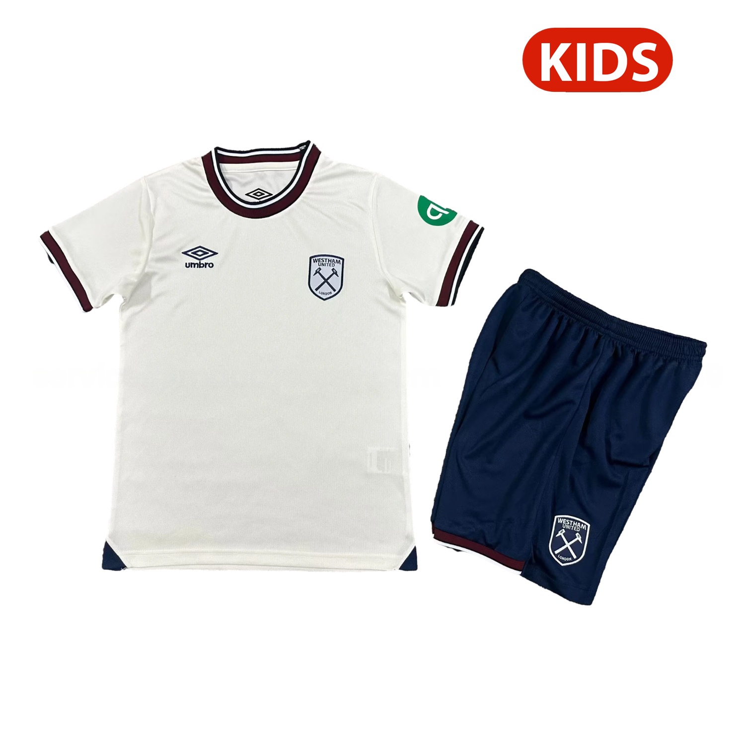 West Ham United 25-26 Away Kids Kit - Unitedfutballjersey
