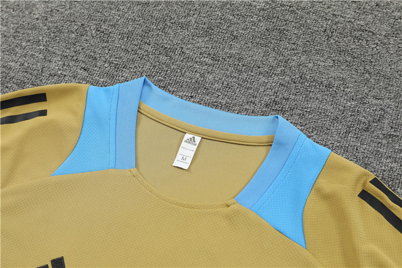 Argentina 2024 Short-Sleeve Training Set - Gold - Unitedfutballjersey