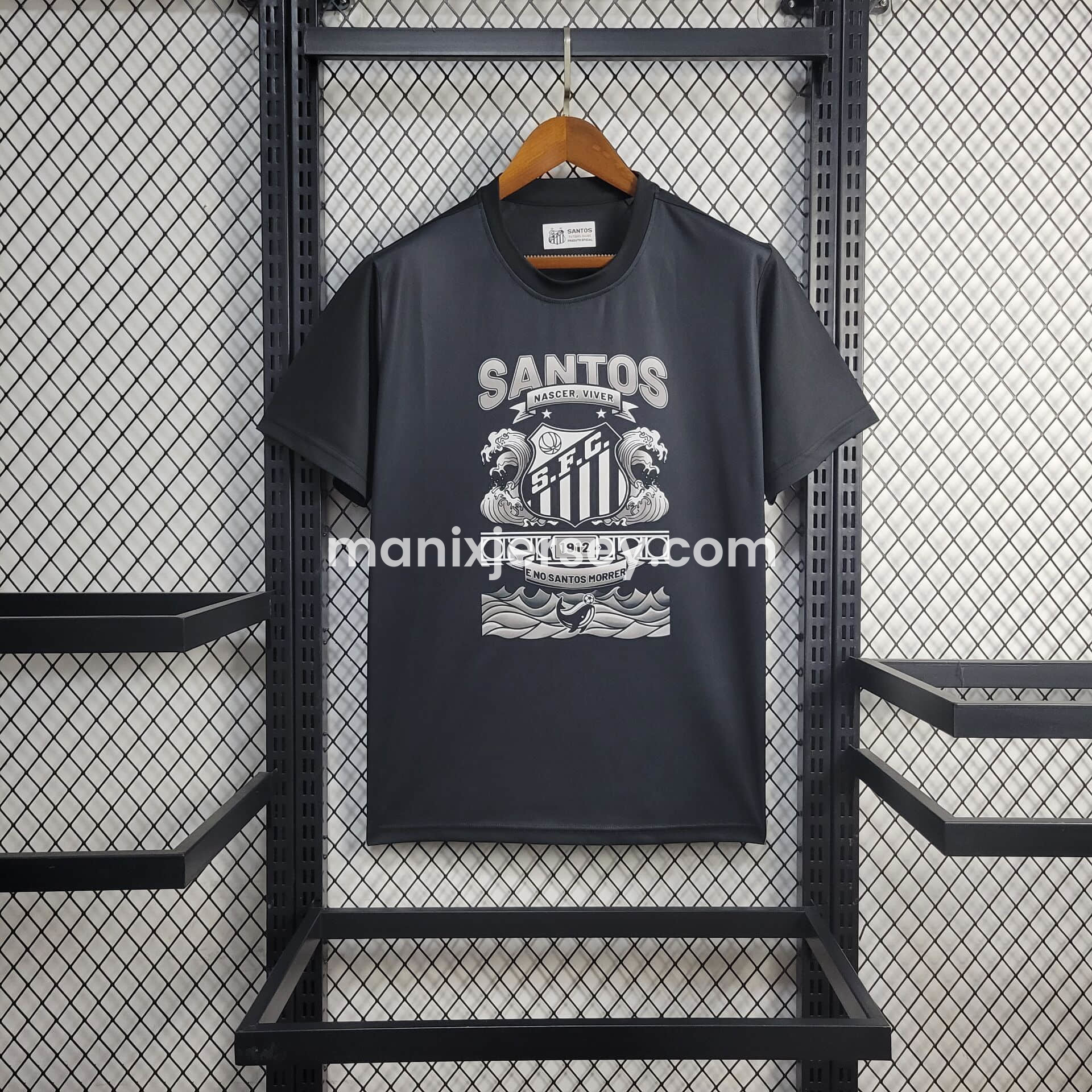 Santos 25-26 Black Special Edition T-shirts - Unitedfutballjersey