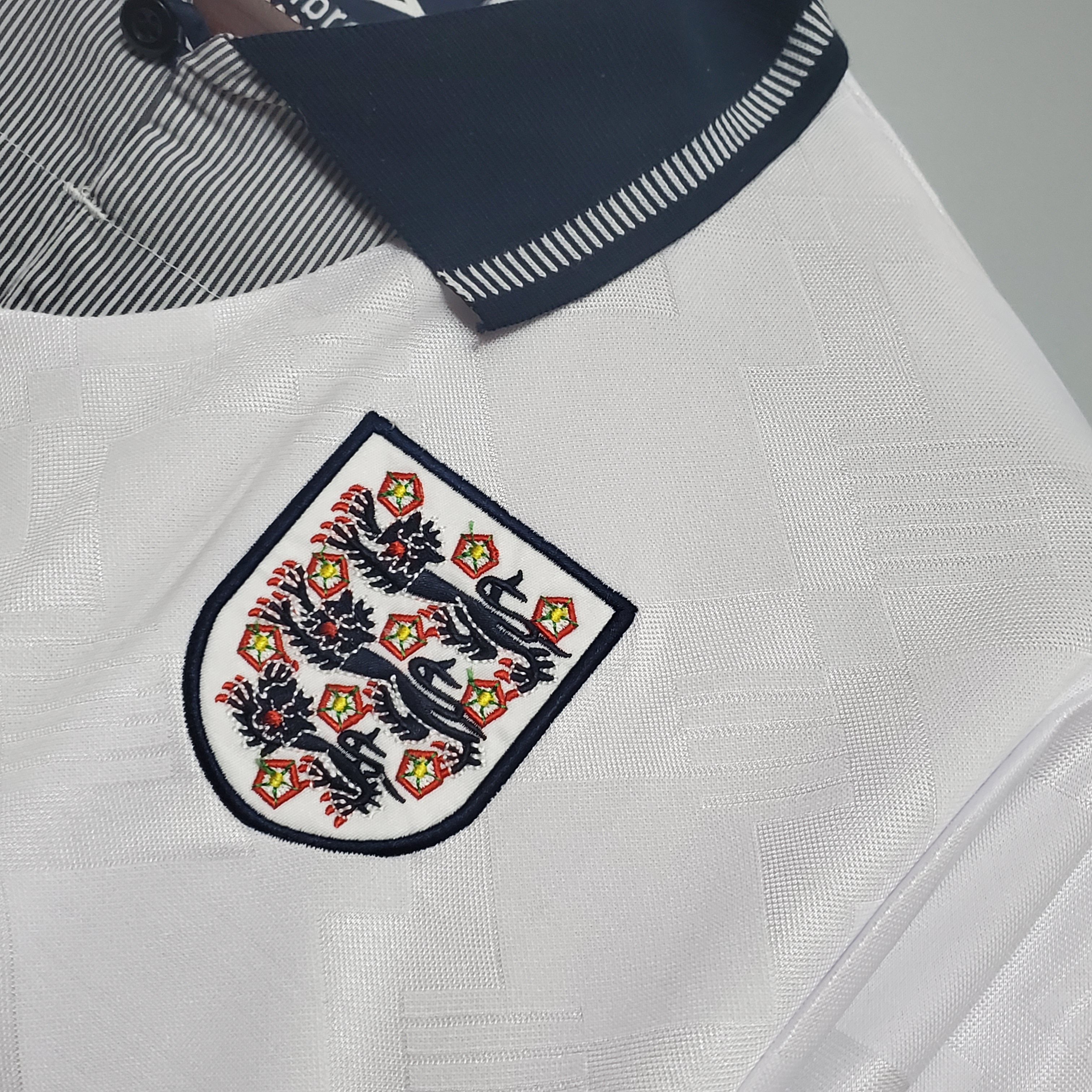 Retro England 1990 Home Stadium Jersey - Unitedfutballjersey
