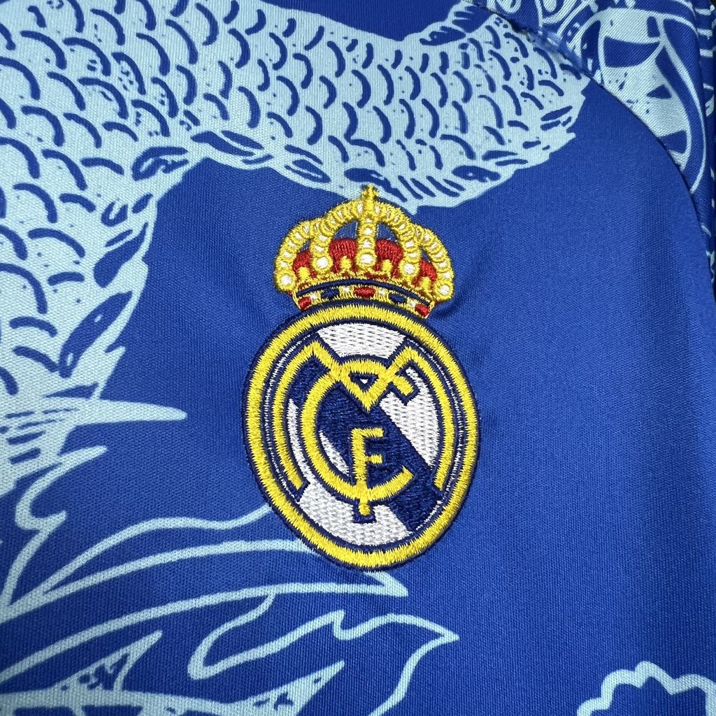 Real Madrid 24-25 Blue Dragon Special Edition Jersey - Fans Version - Unitedfutballjersey