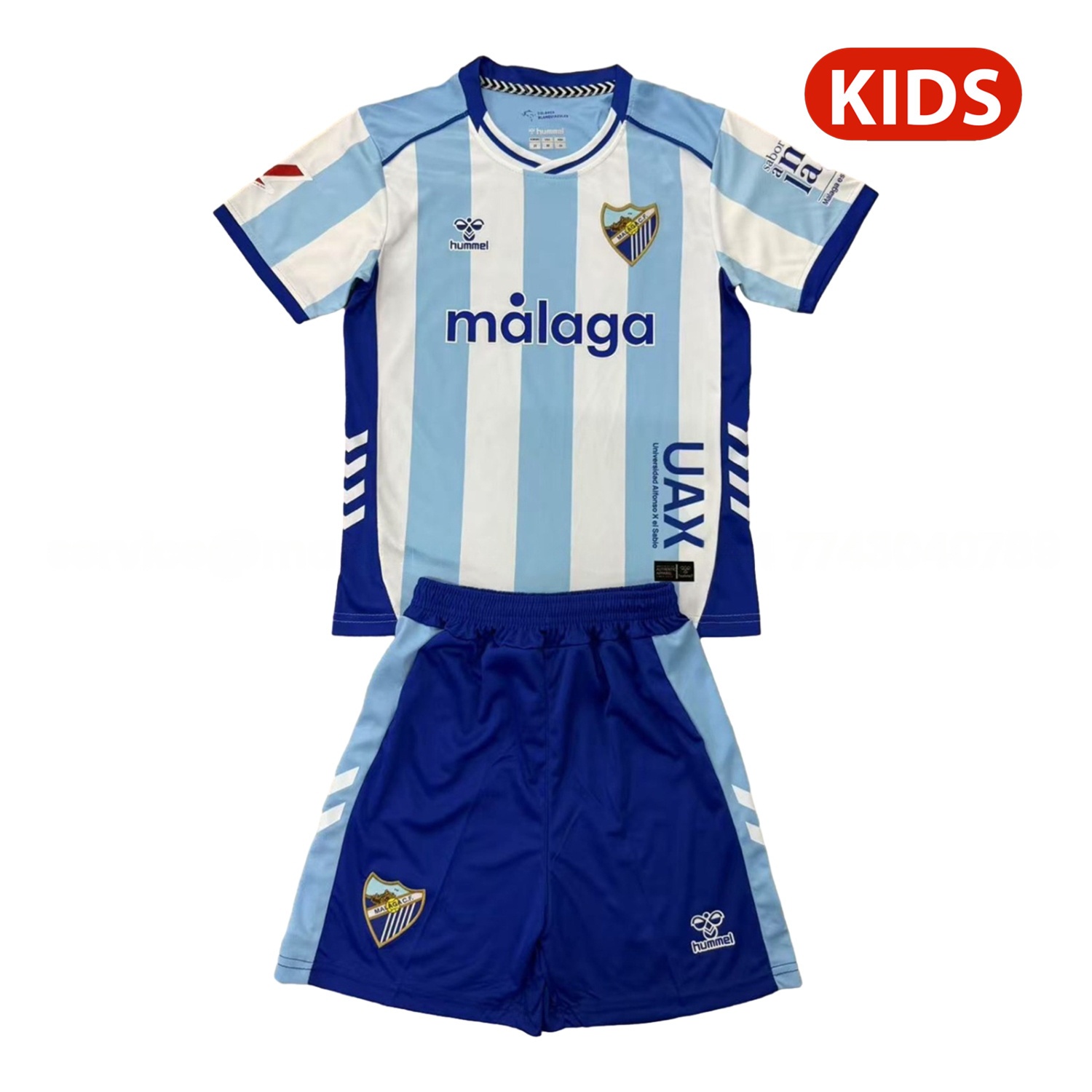 Malaga 25-26 Home Kids Kit - Unitedfutballjersey