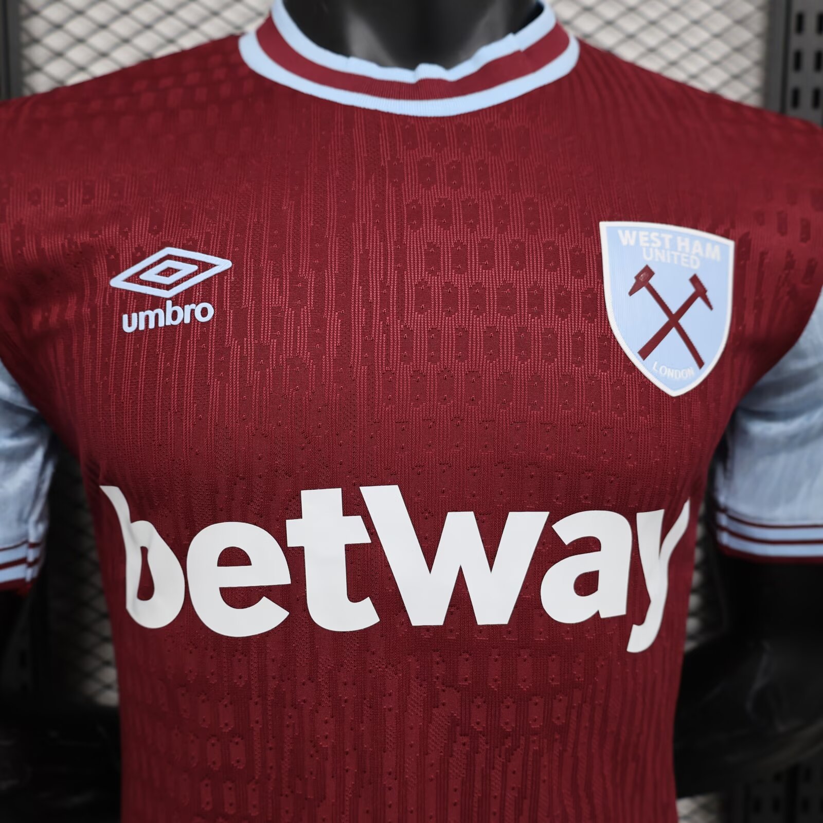 West Ham United 24-25 Home Stadium Jersey - Player Version - Unitedfutballjersey