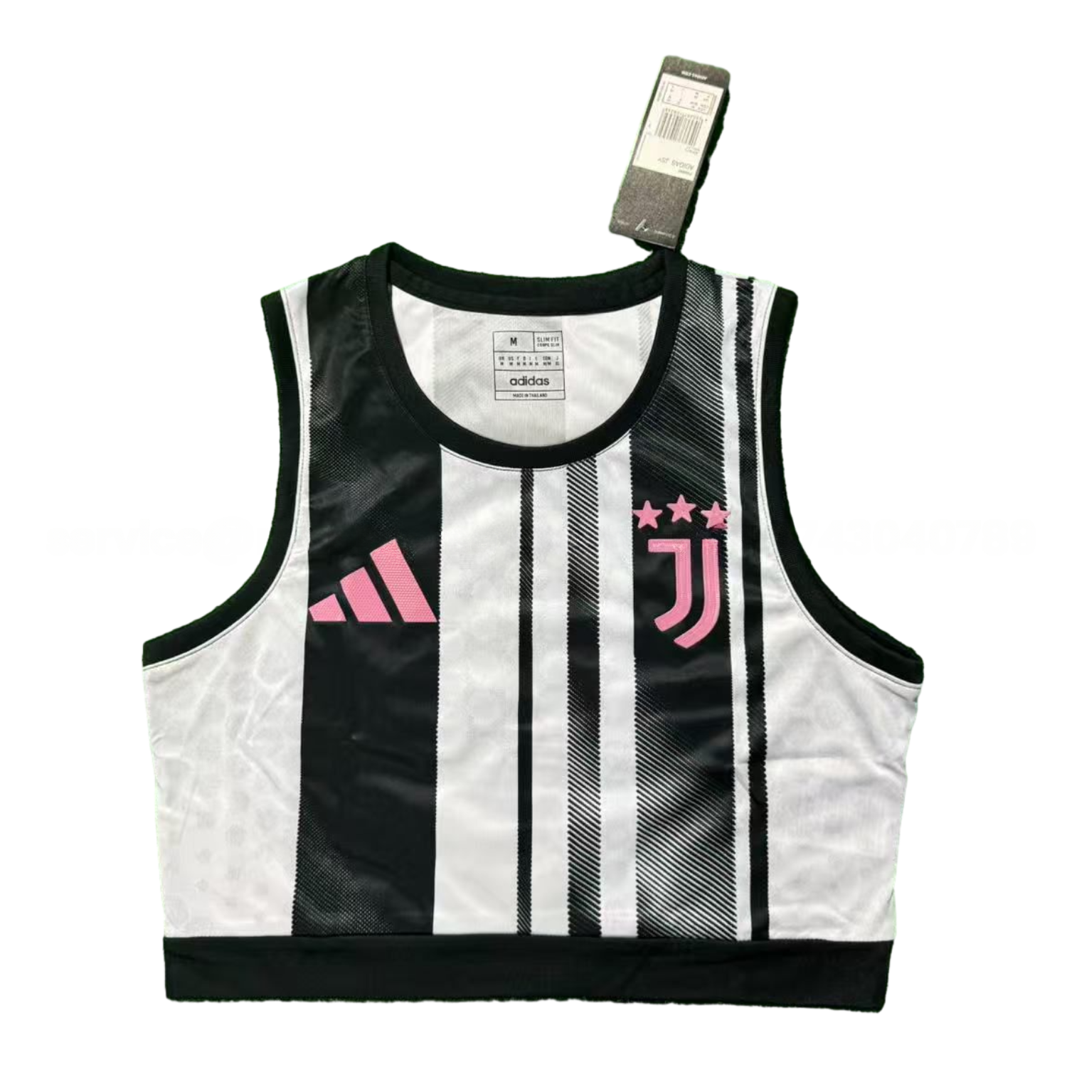 Women's Juventus 25-26 Home Black And White Yoga Vest - Unitedfutballjersey