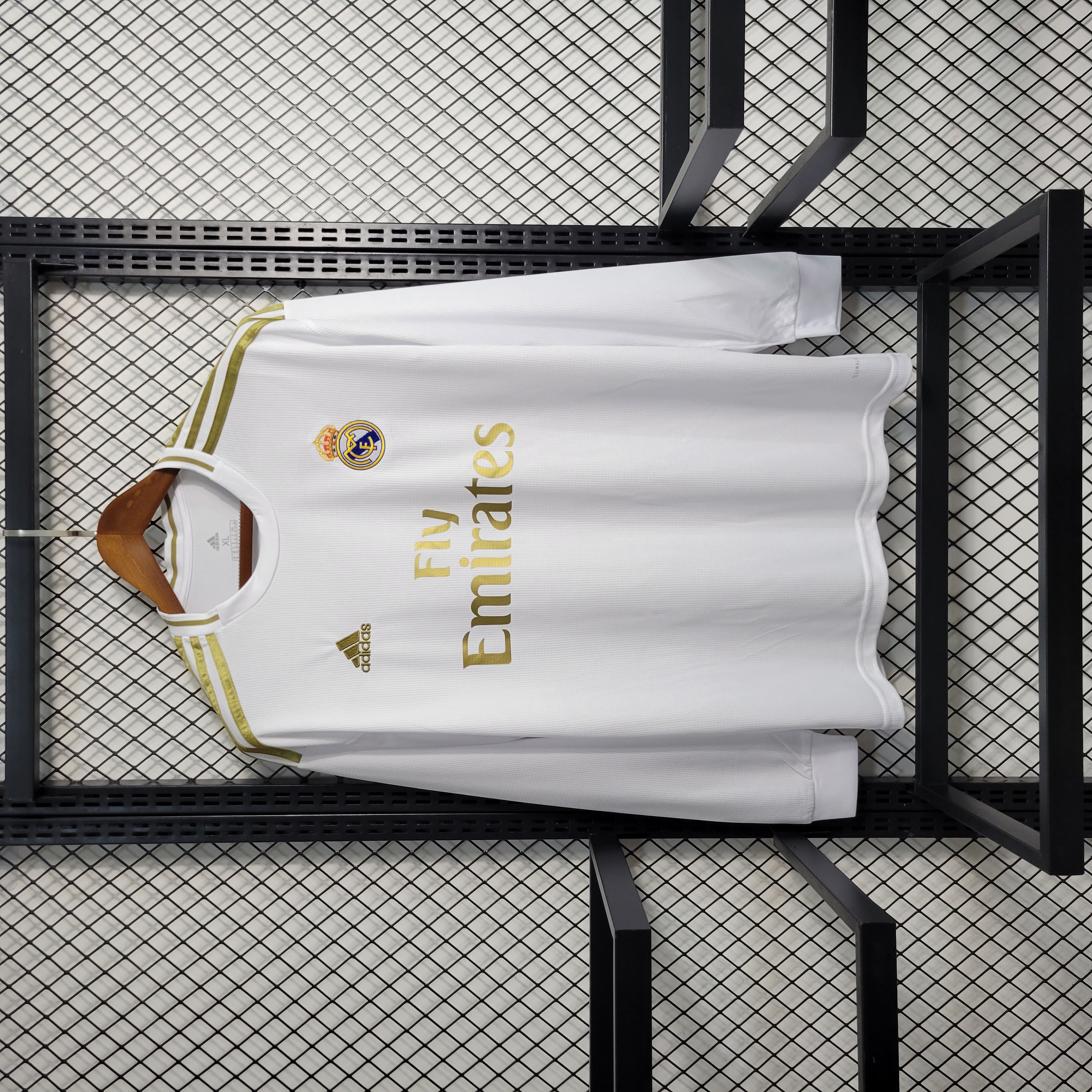 Retro Real Madrid 19-20 Home Stadium Long Sleeve Jersey - Unitedfutballjersey