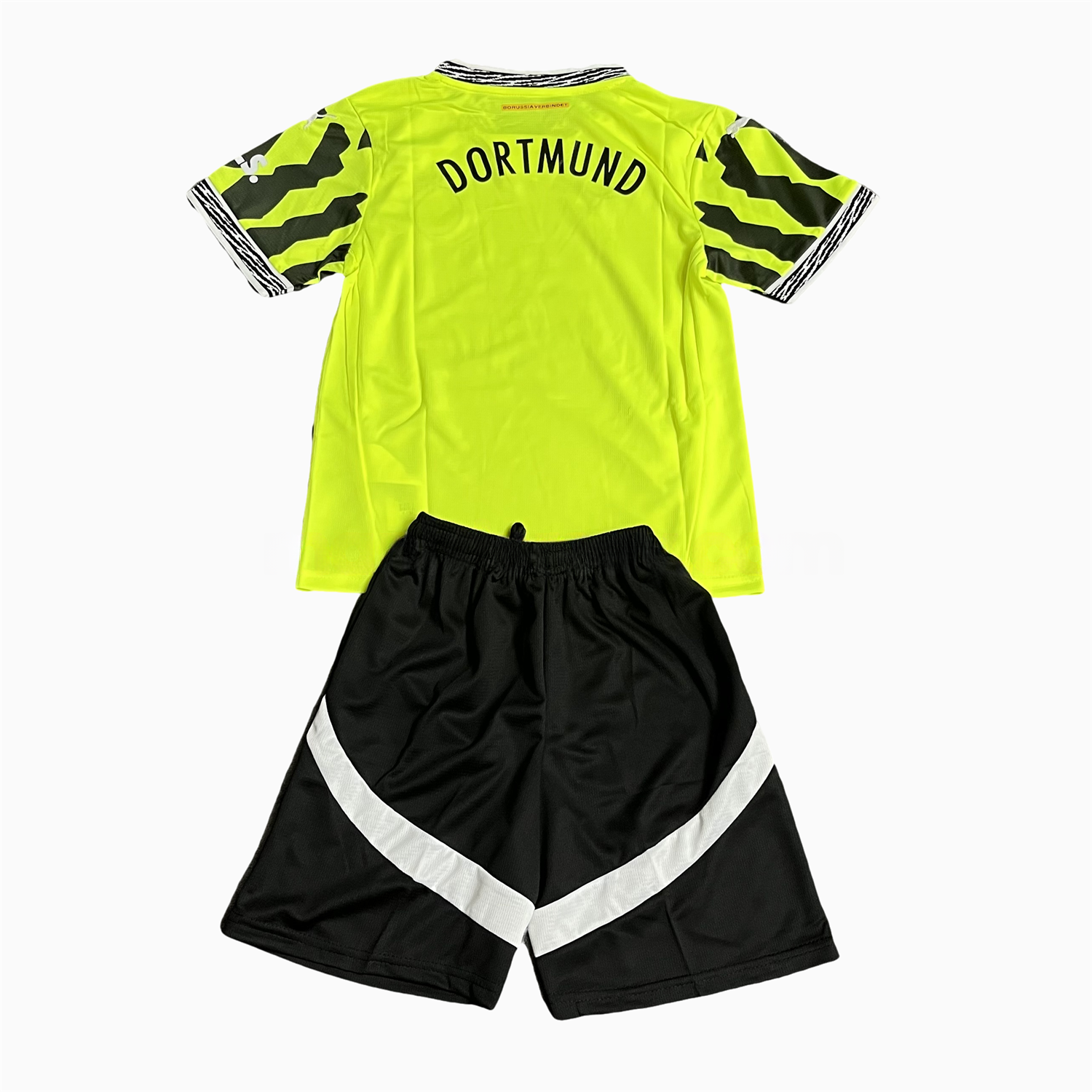 Dortmund 24-25 Yellow Alert Special Edition Kids Kit with Black Shorts - Unitedfutballjersey