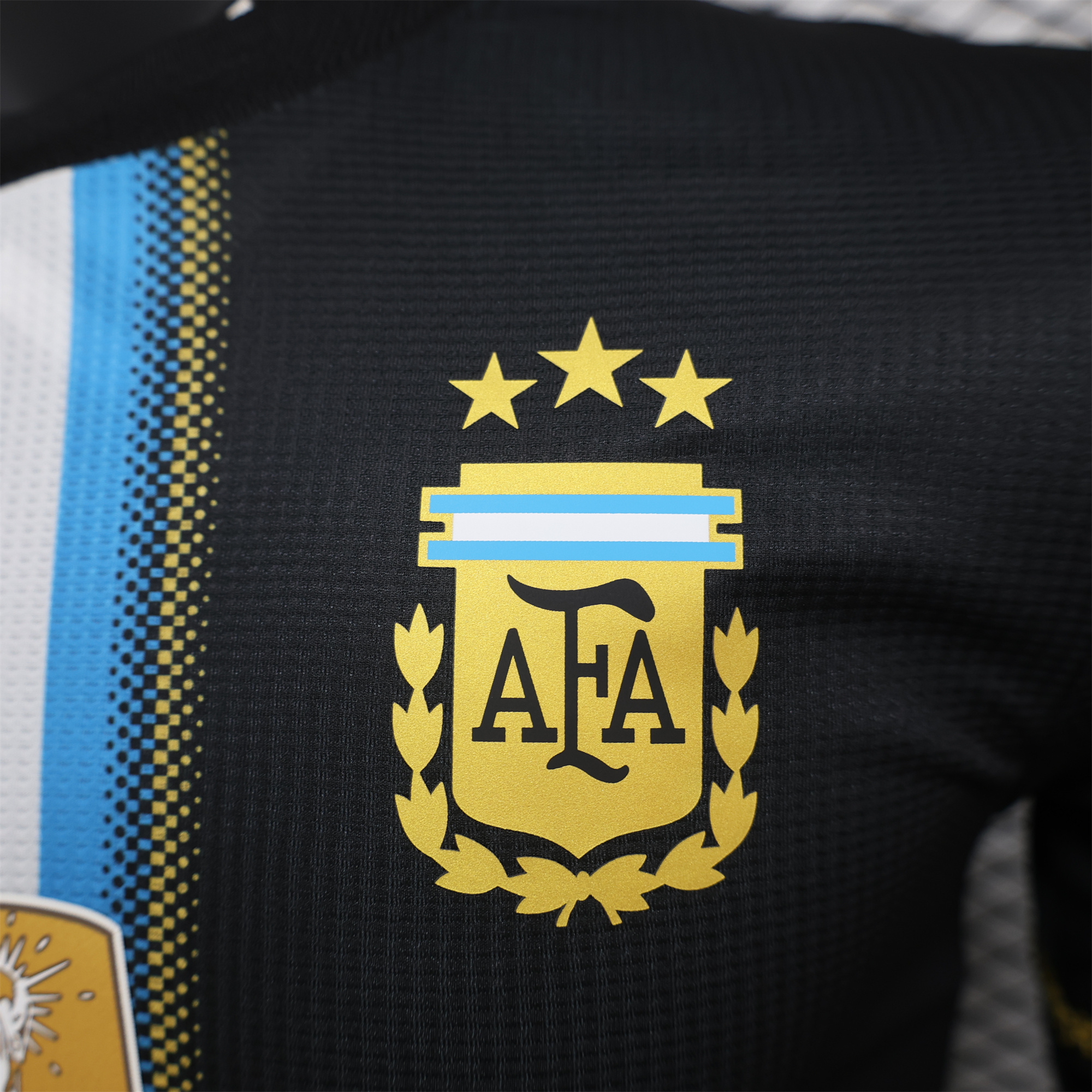 Argentina 2025-26 World Cup 2022 Champions Memorial Black Jersey - Fans Version - Unitedfutballjersey