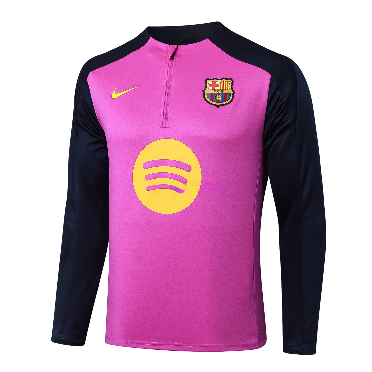 Barcelona 25-26 Long Sleeve Training Set - Purple Top and Deep Blue Pants - Unitedfutballjersey