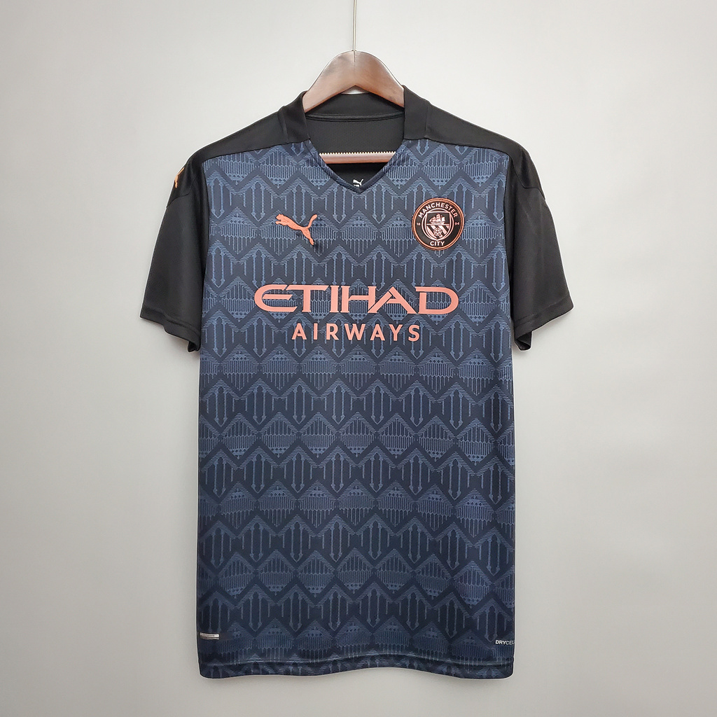 Manchester City 20-21 Away Stadium Jersey - Fans Version - Unitedfutballjersey