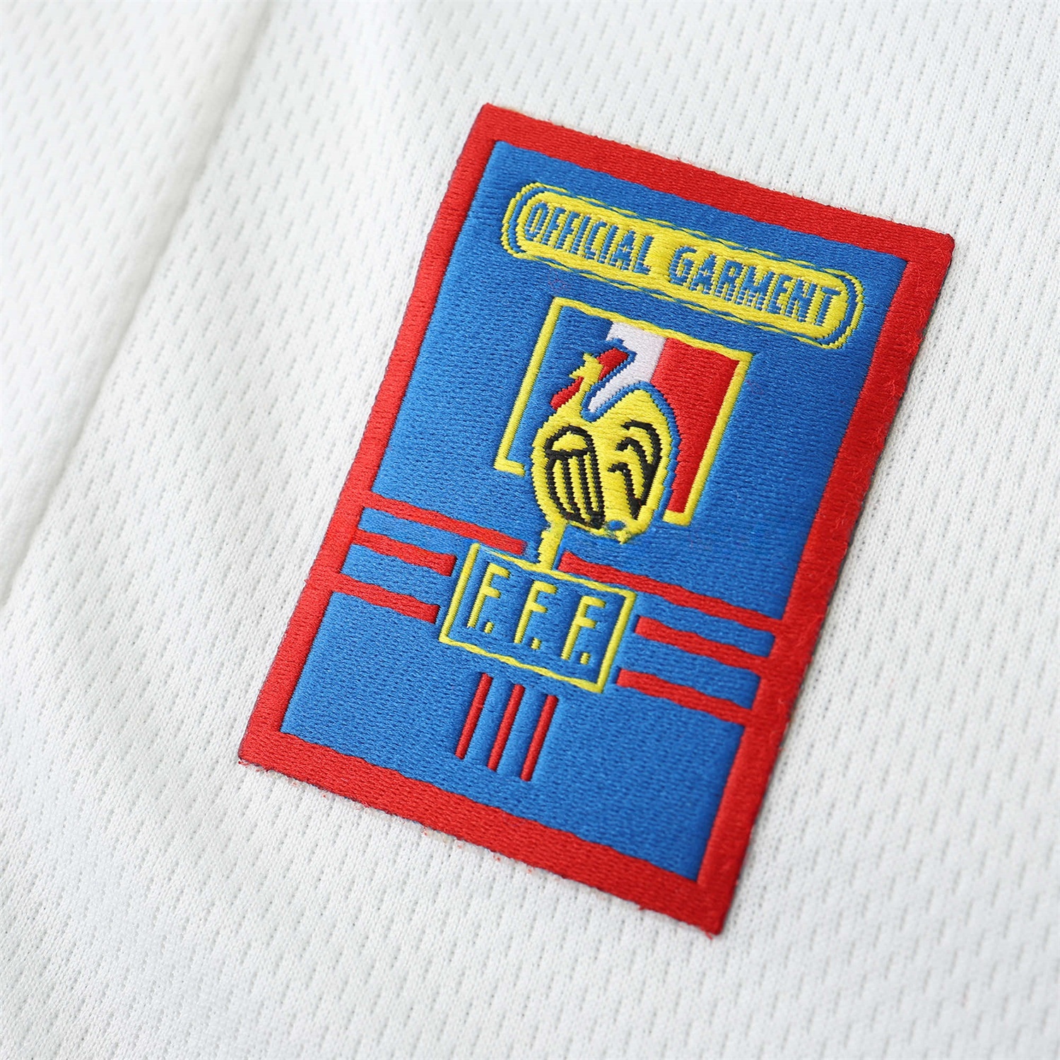 Retro France 1998 Away Long Sleeves Jersey (with 1998 World Cup mark on right chest) - Unitedfutballjersey