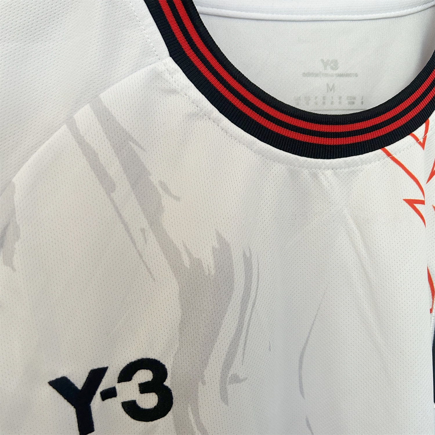 Japan 25-26 Y-3 Sunset Warrior and Crow White Special Jersey - Fans Version - Unitedfutballjersey