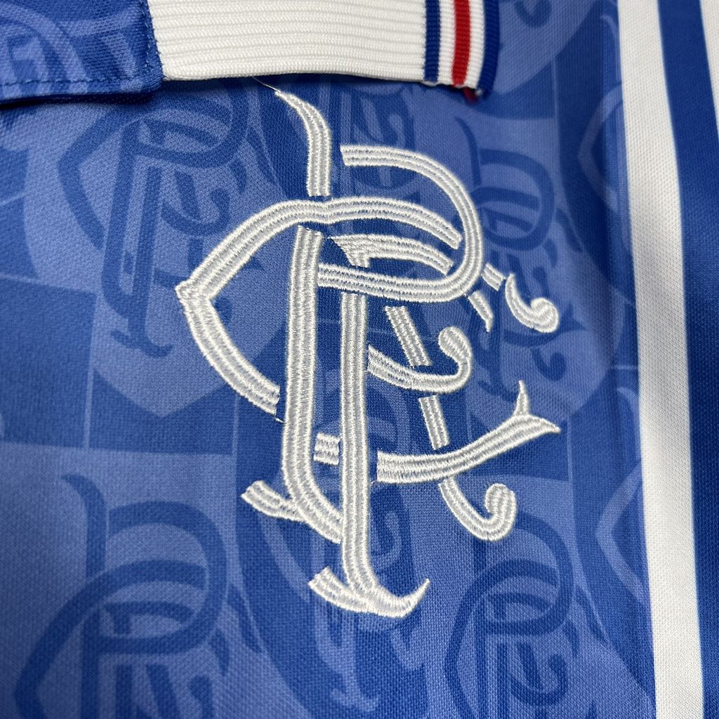 Retro Glasgow Rangers 1996-97 Home Stadium Jersey - Unitedfutballjersey