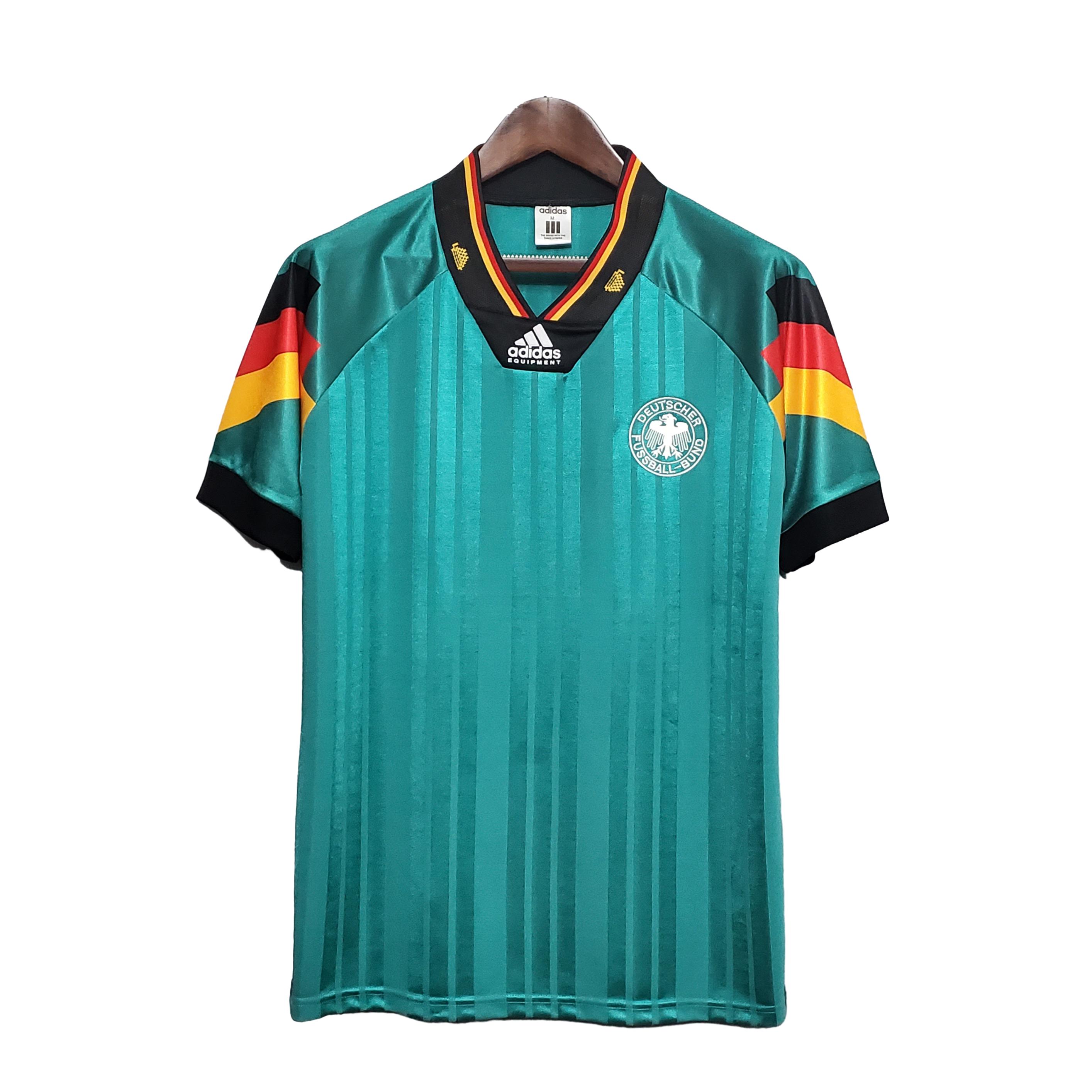 Retro Germany 1992 Away Stadium Jersey - Unitedfutballjersey