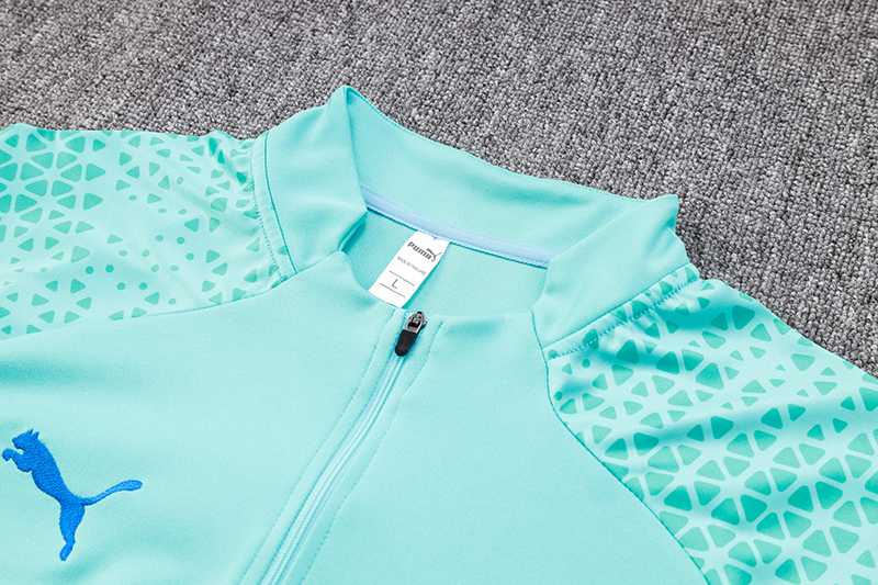 Marseille 23-24 Long Sleeve Training Set -Light Blue - Unitedfutballjersey