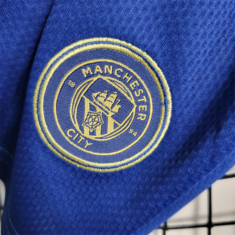 Manchester City 23-24 Blue Kids Kit - Unitedfutballjersey