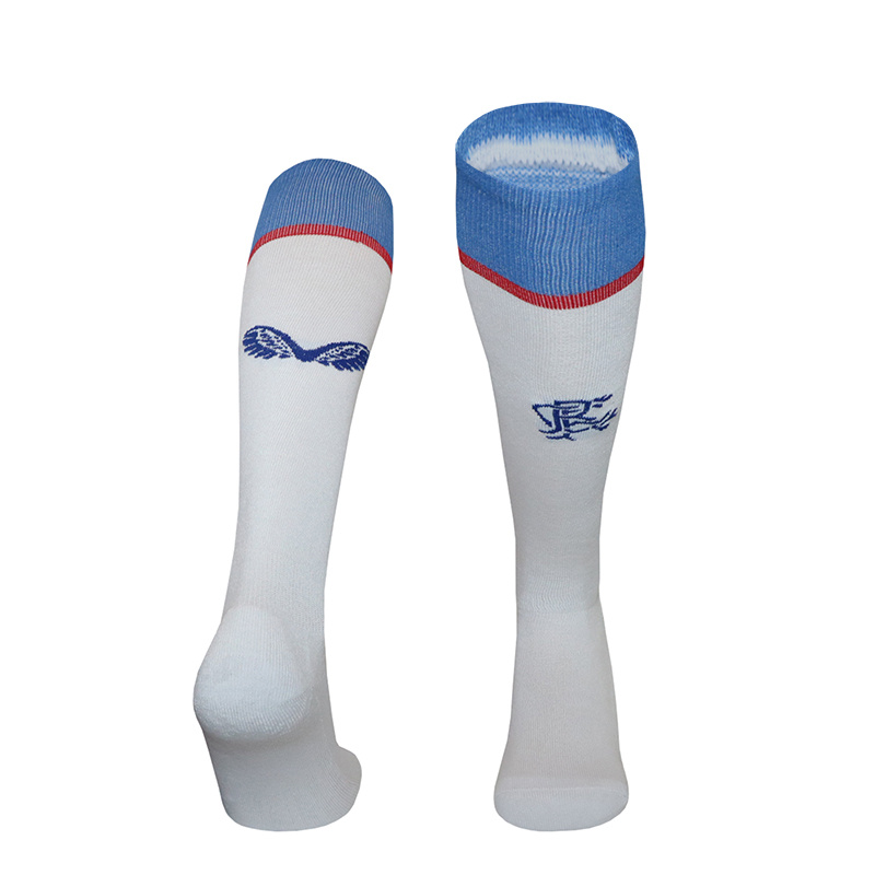 Glasgow Rangers 24-25 Away Socks - White & Blue - Unitedfutballjersey