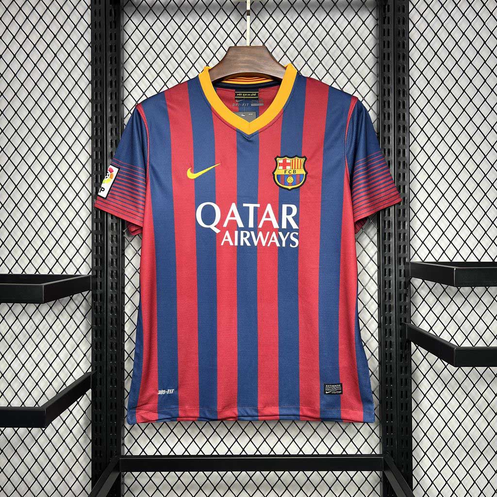 Retro Barcelona 13-14 Home Stadium Jersey - Unitedfutballjersey