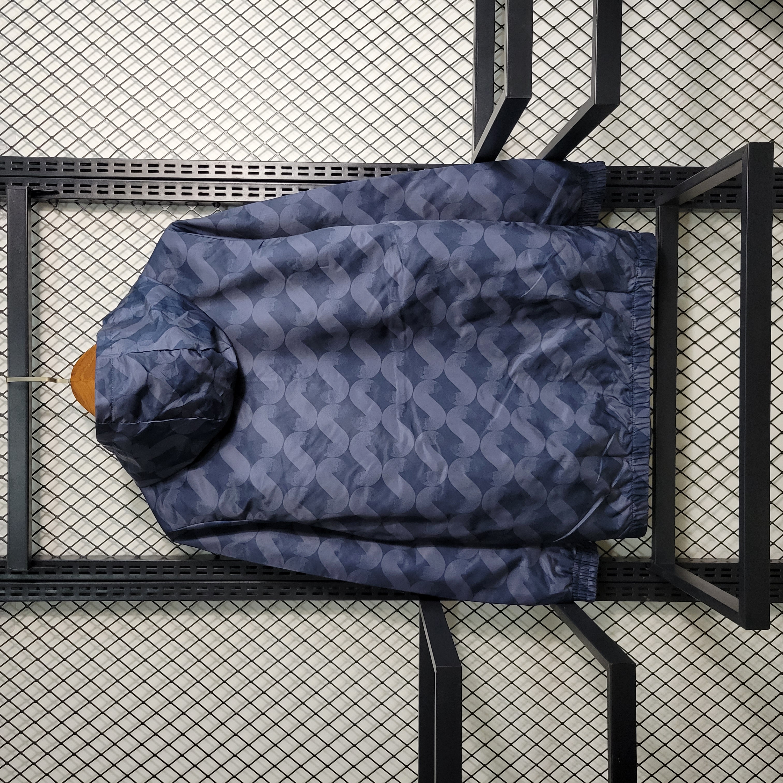 Real Madrid 23-24 Away Stadium Player Windbreaker - Navy - Unitedfutballjersey