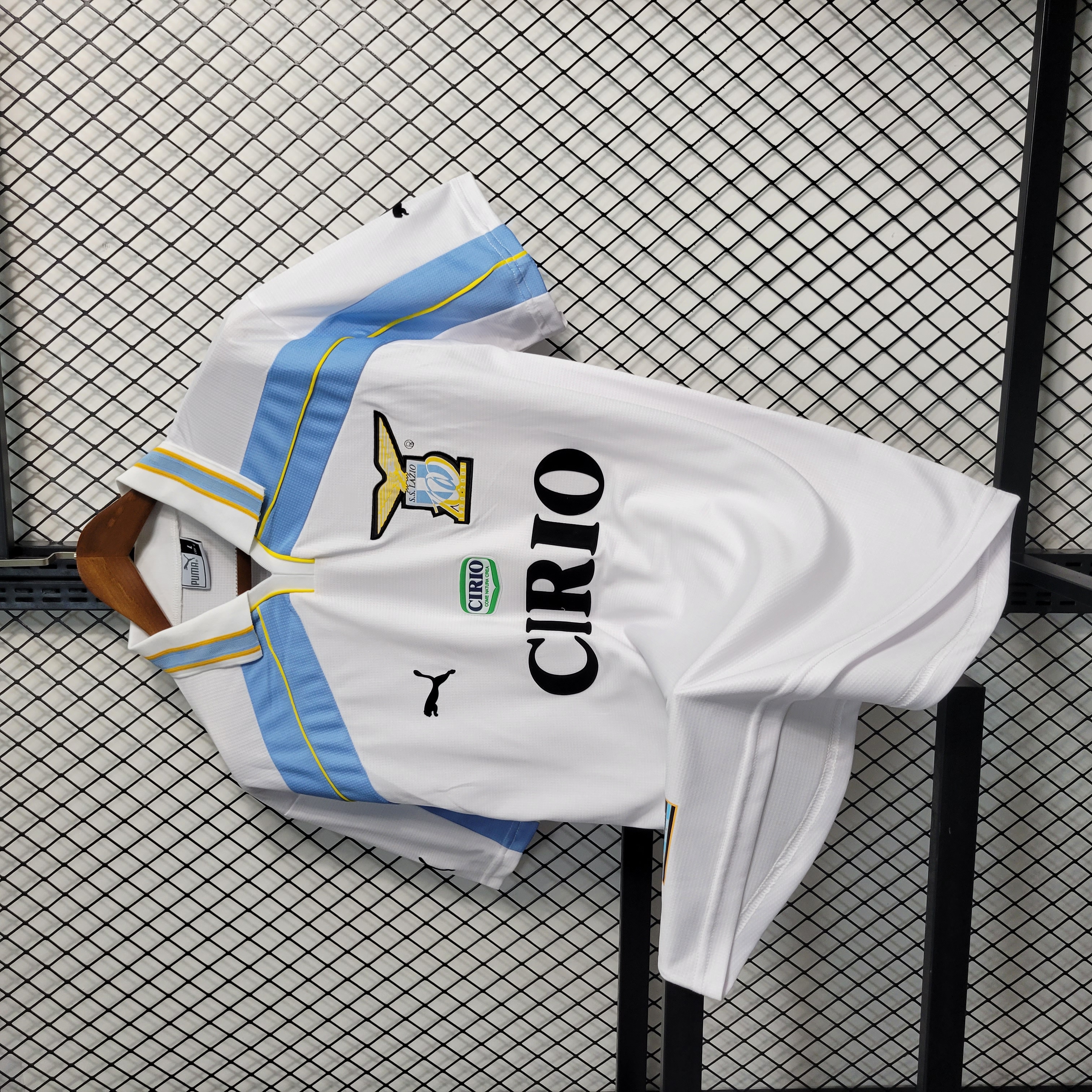 Retro Lazio 1999-00 Centenary Home Stadium Jersey - Unitedfutballjersey