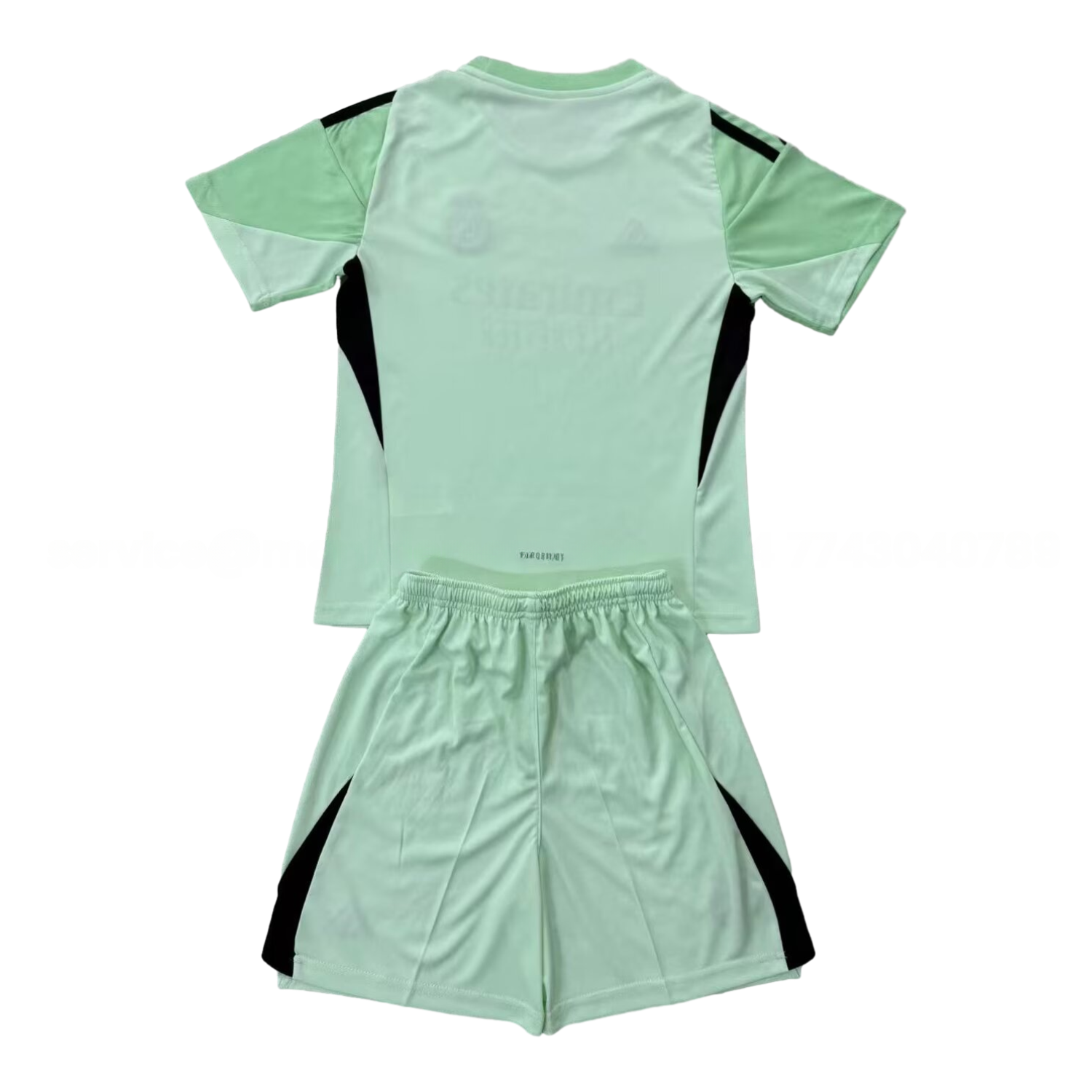 Real Madrid 25-26 Goalkeeper Light Green Kids Kit - Unitedfutballjersey