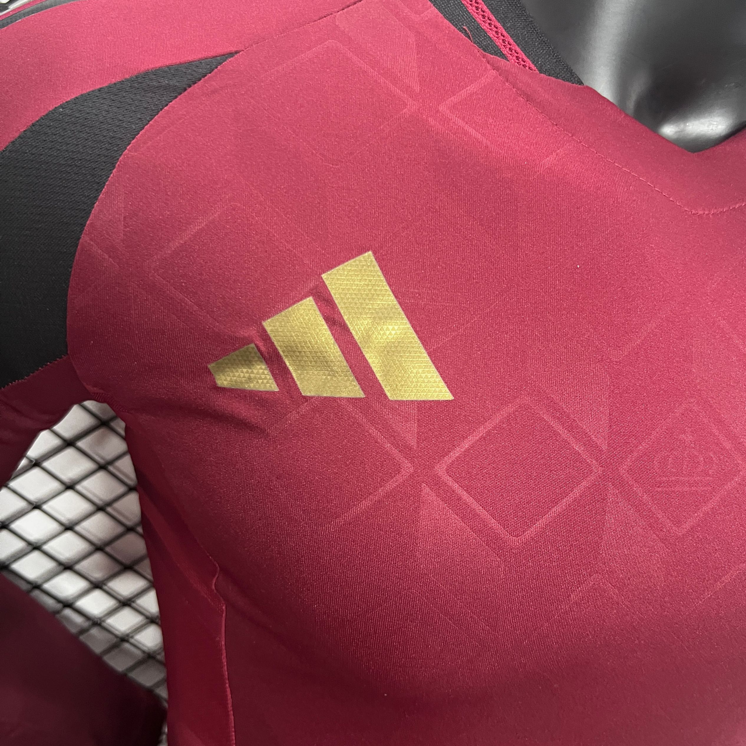 Belgium 2024 Home Stadium Long Sleeve Jersey - Player Version - Unitedfutballjersey