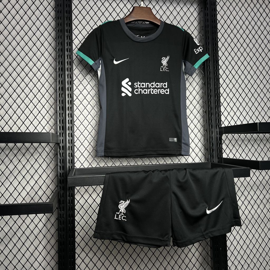 Liver.pool 24-25 Away Kids Kit - Unitedfutballjersey