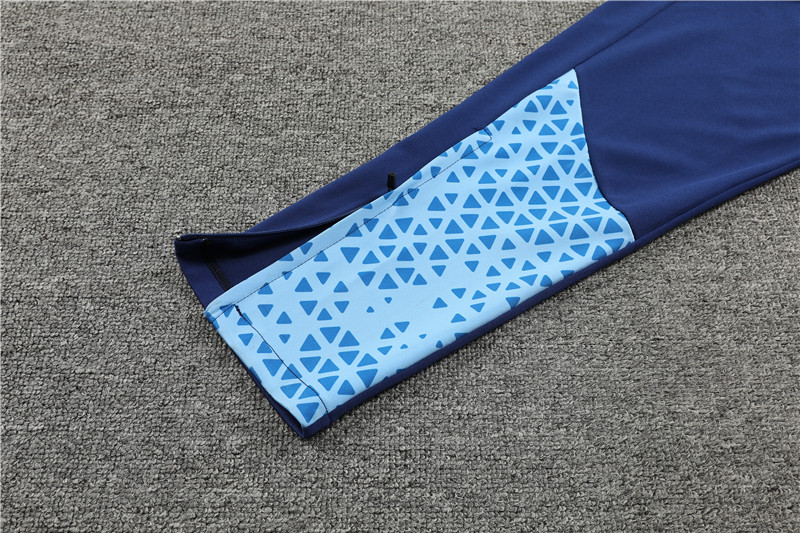 Manchester City 23-24 Kids Long Sleeve Training Set Light Blue - Unitedfutballjersey