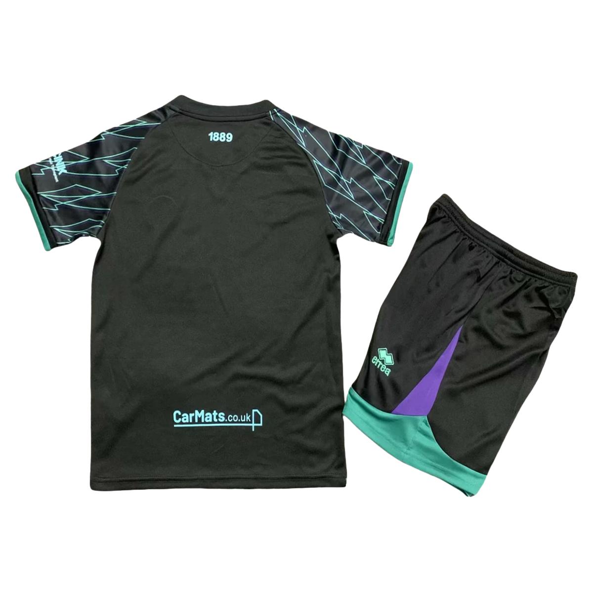 Sheffield United 24-25 Away Kids Kit - Unitedfutballjersey