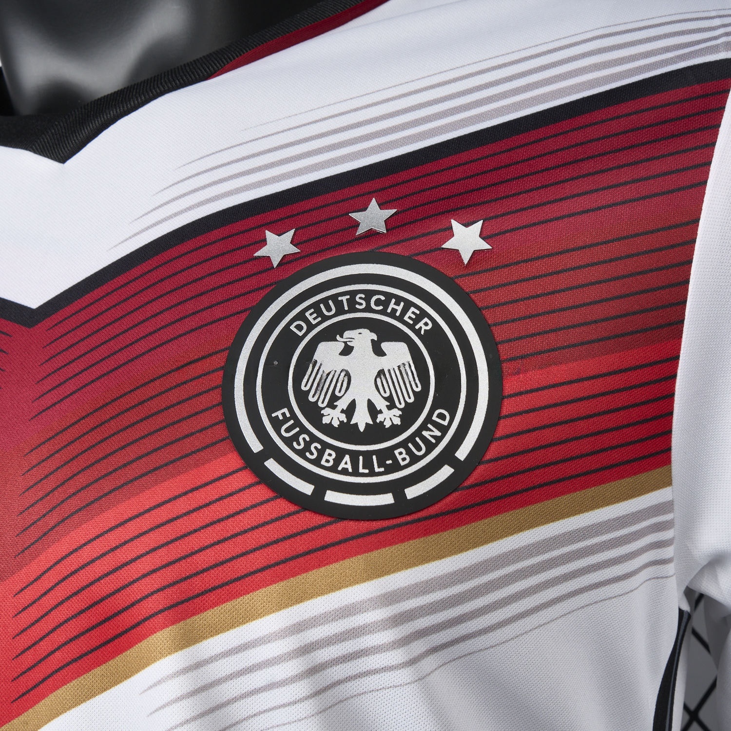 Retro Germany 2014 Home Long Sleeves Jersey - Player Version - Unitedfutballjersey