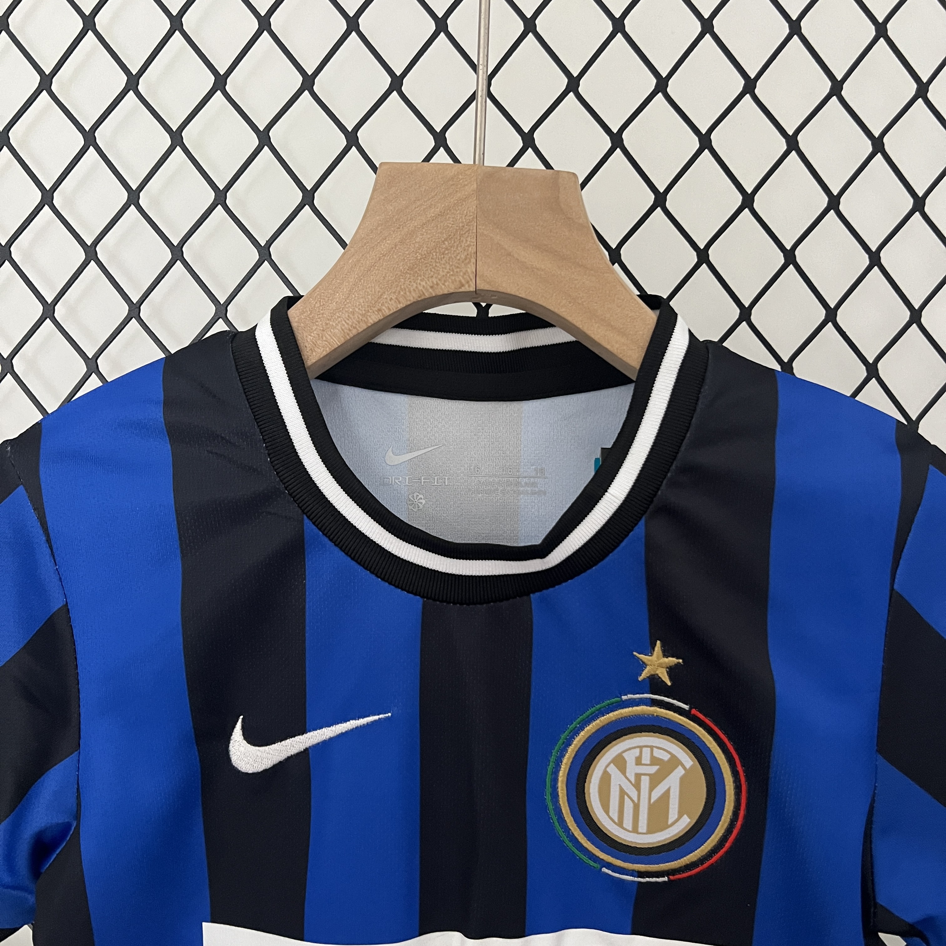 Retro Inter Milan 09-10 Home Stadium Kids Kit - Unitedfutballjersey