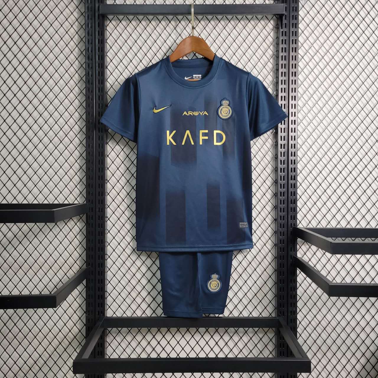 Al Nassr Riyadh Victory 23-24 Away Kids Kit - Unitedfutballjersey