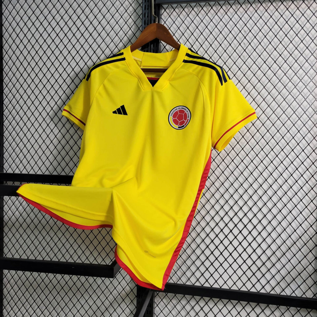 Colombia 2022 Home Stadium Jersey - Fans Version - Unitedfutballjersey