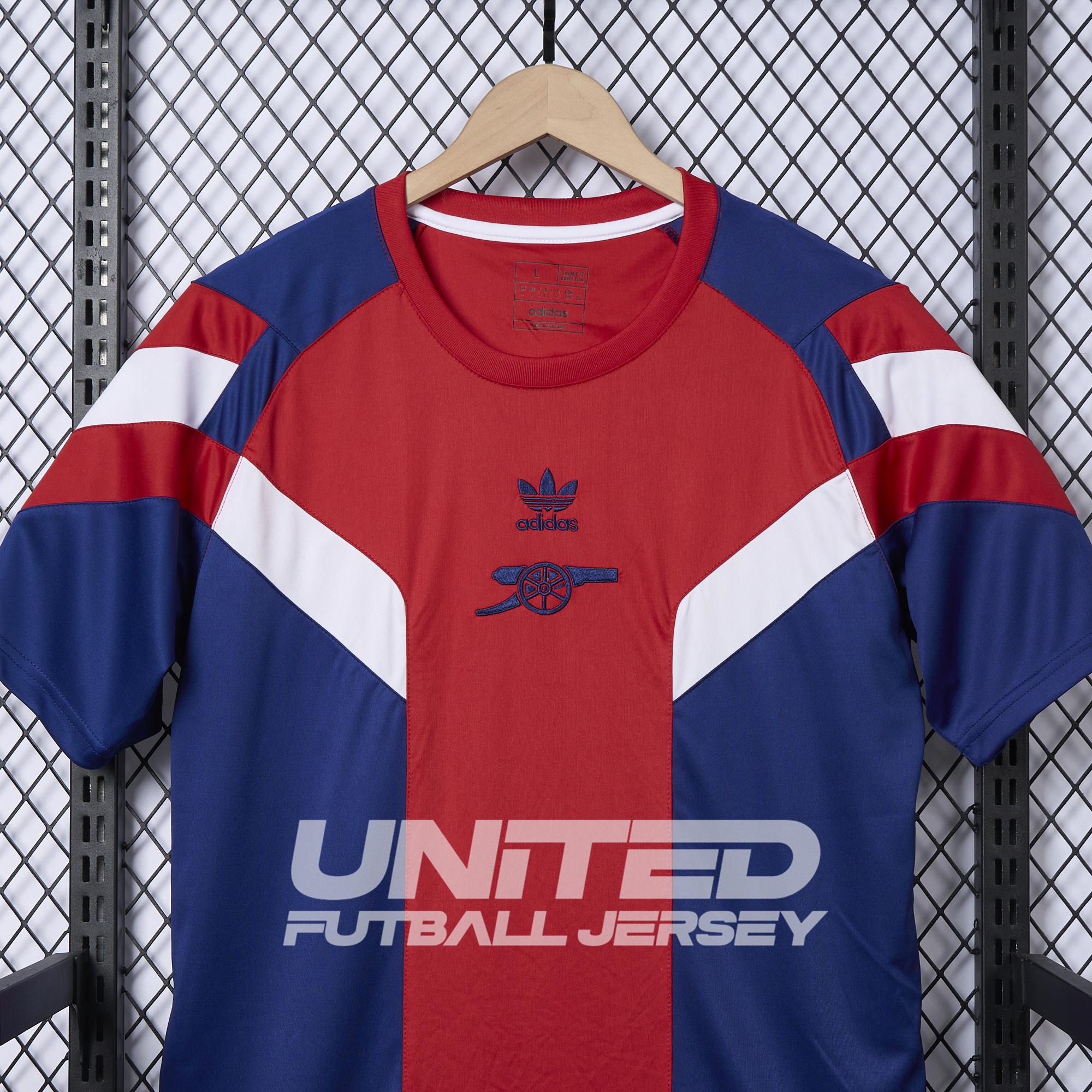 Arsenal 24-25 Originals LFSTLR Purple and Red Jersey - Fans Version - Unitedfutballjersey