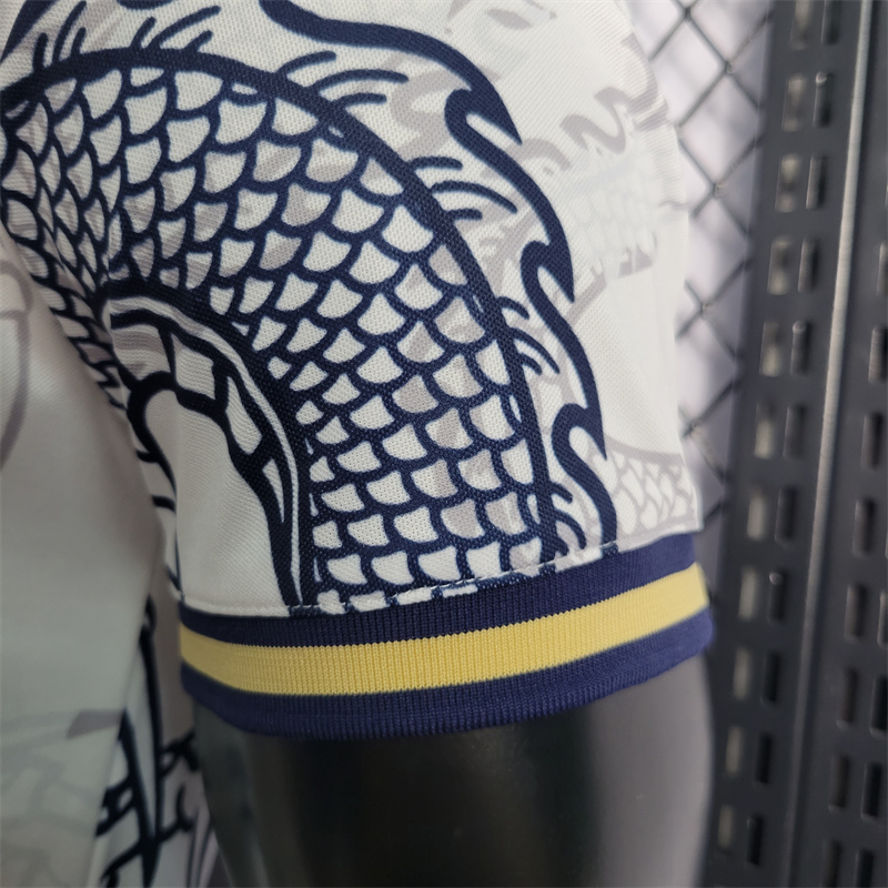 23/24 Real Madrid White Dragon Jersey - Player Version - Unitedfutballjersey