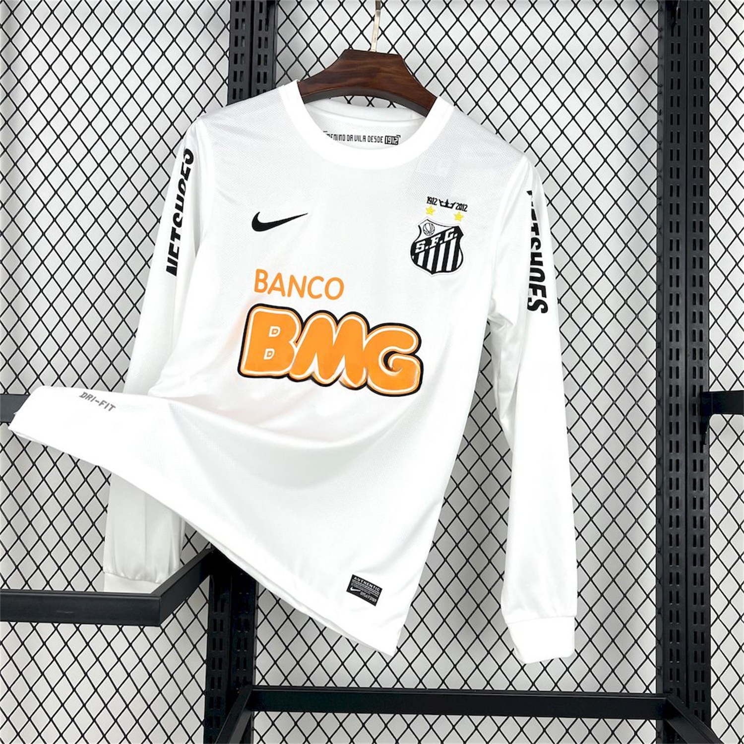 Retro Santos 2012 Home Long Sleeve Jersey - Unitedfutballjersey