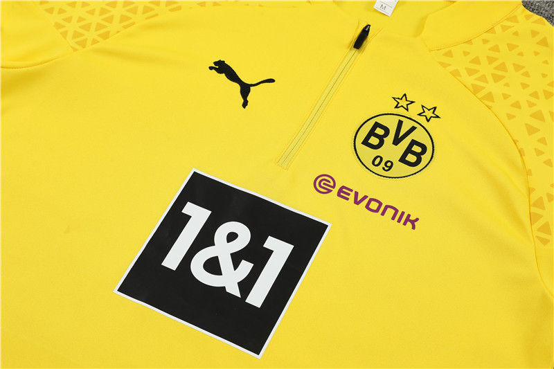 Dortmund 23-24 Long Sleeve Training Set -Yellow - Unitedfutballjersey