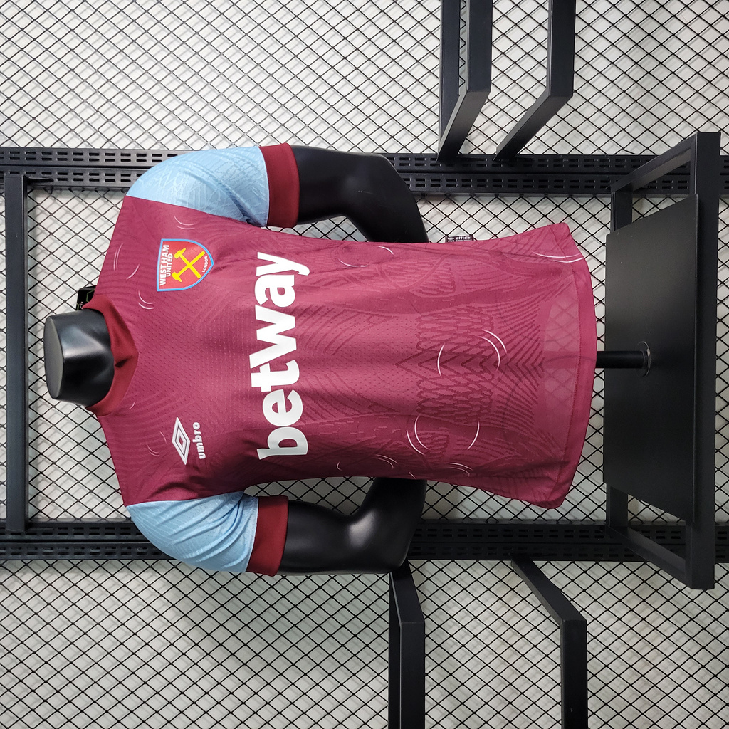 West Ham United 23-24 Home Stadium Jersey - Player Version - Unitedfutballjersey